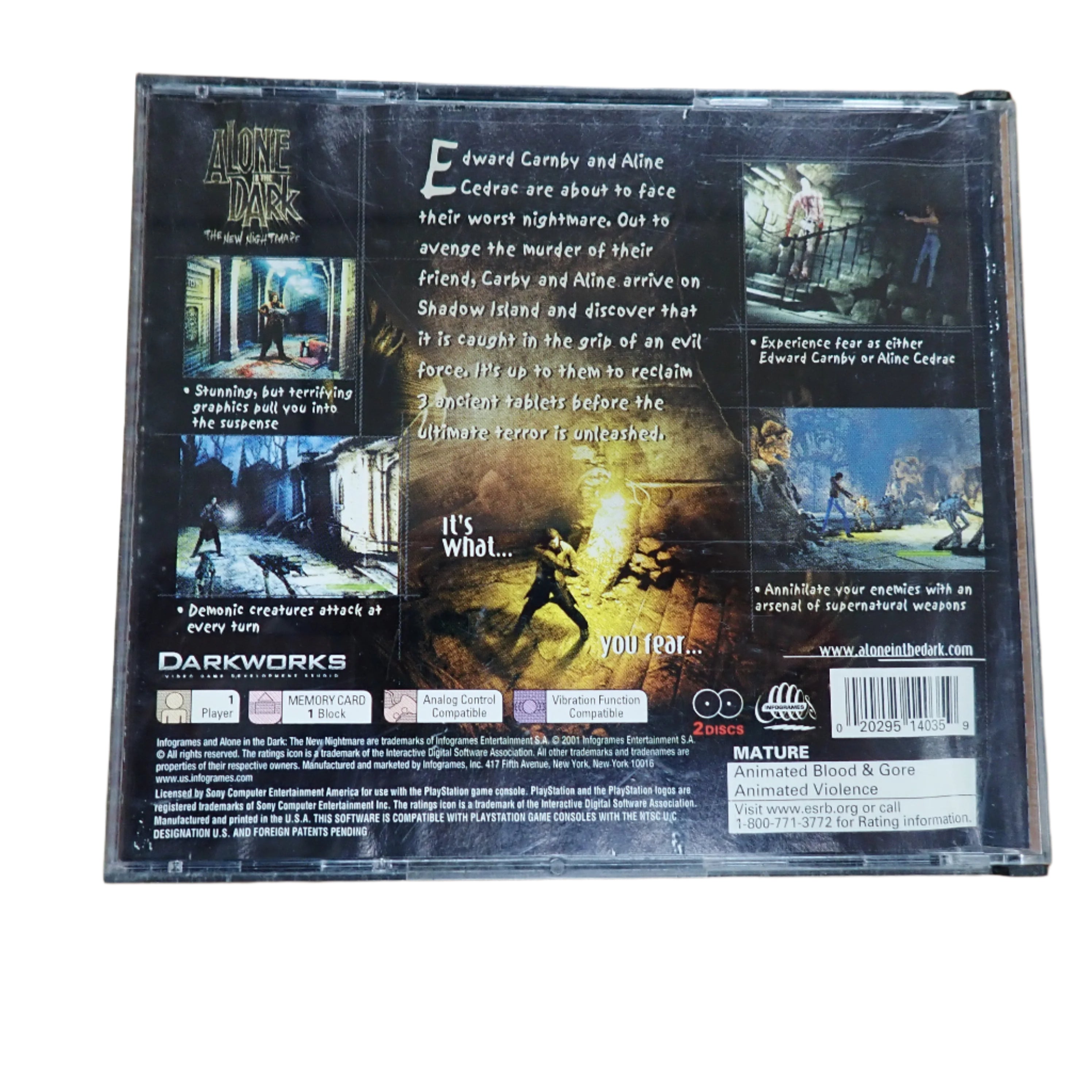Alone in the Dark: The New Nightmare - PS1