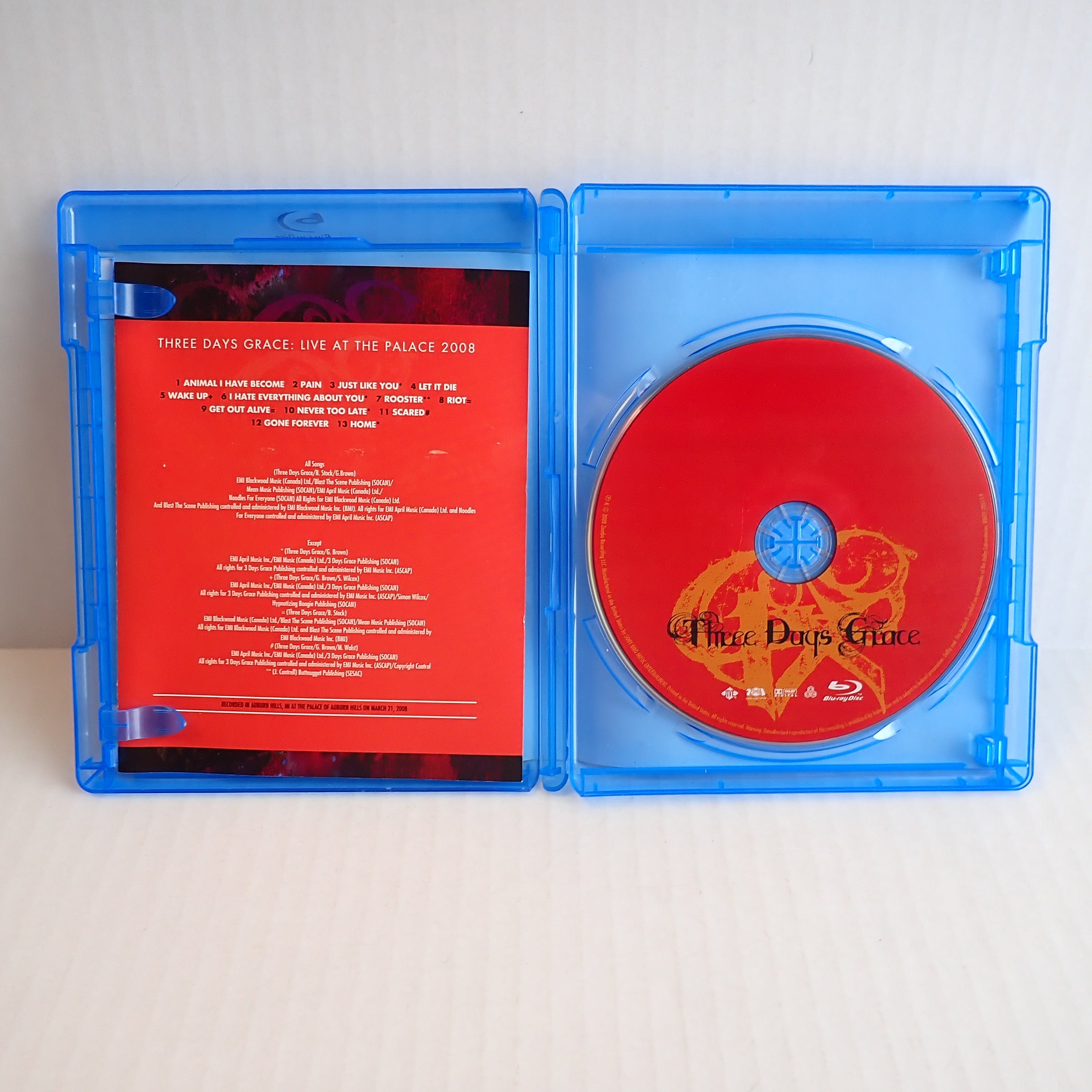 Three Days Grace Live at the Palace 2008 - Blu-Ray [Pre-Owned]