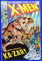 X-Men #62 (1969) - VG-FN (5.0-5.5) - 1st Appearance of Savage Land mutates