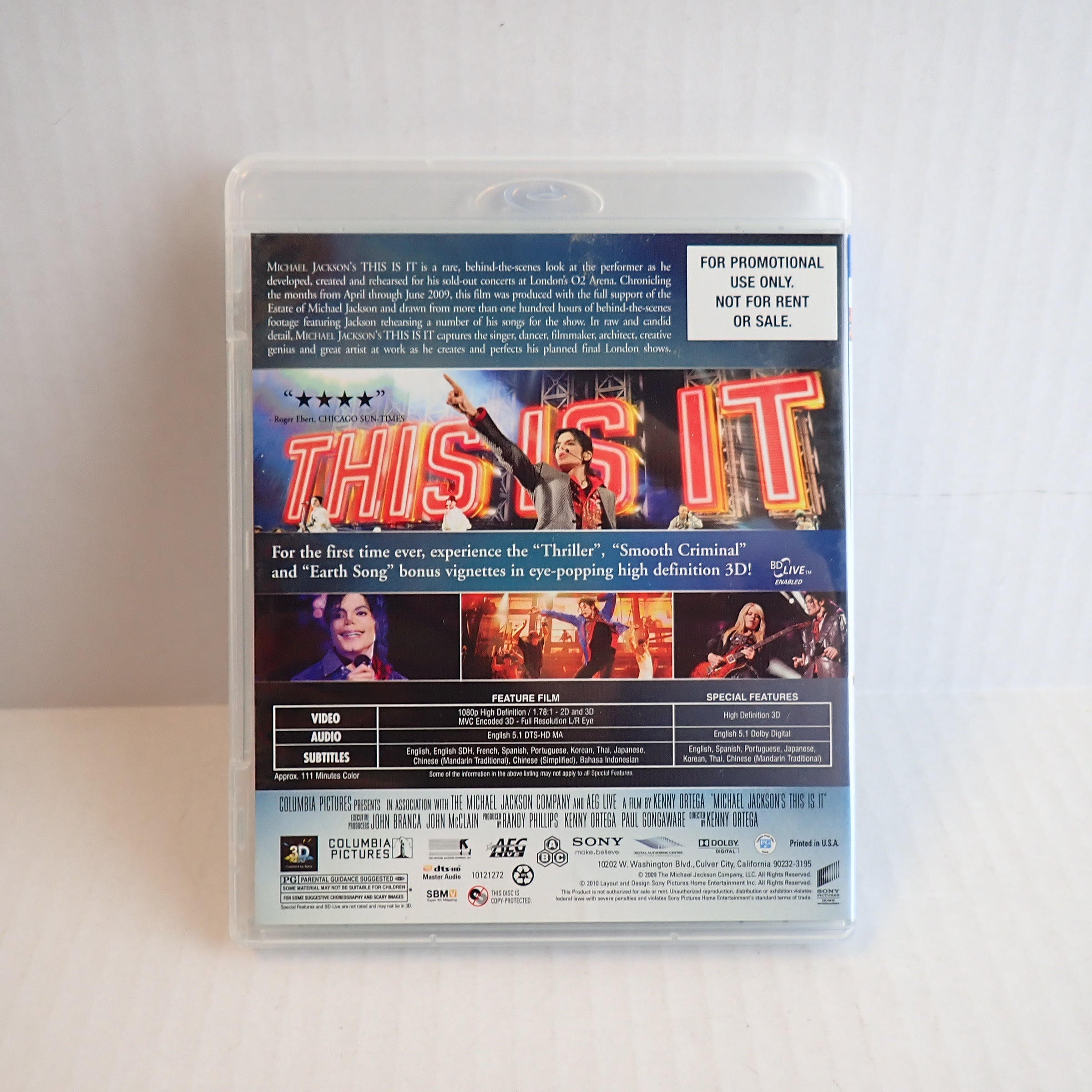 Michael Jackson This is It - Blu-Ray [Pre-Owned]