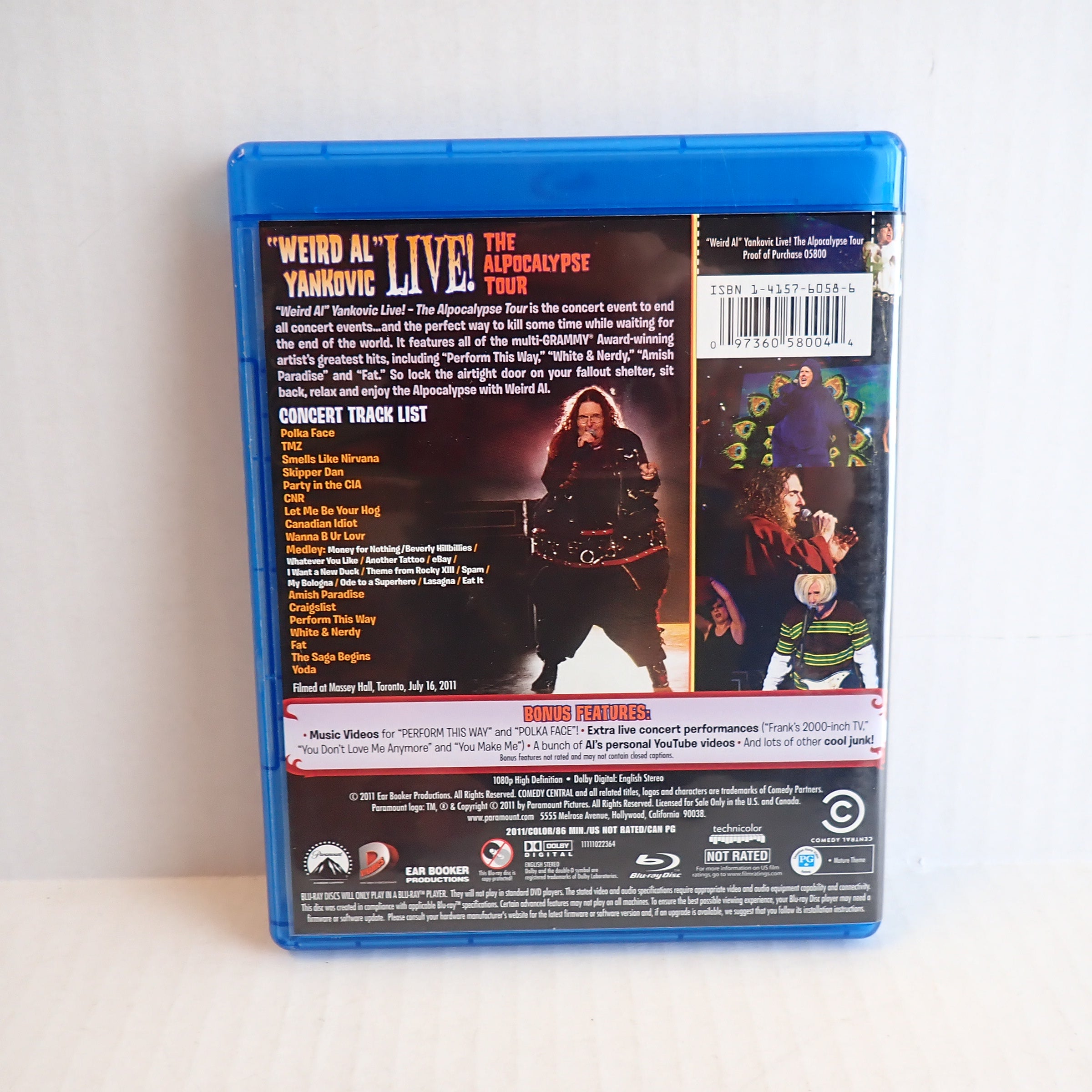Weird Al Yankovic Live the Alpocalyse Tour - Blu-Ray [Pre-Owned]