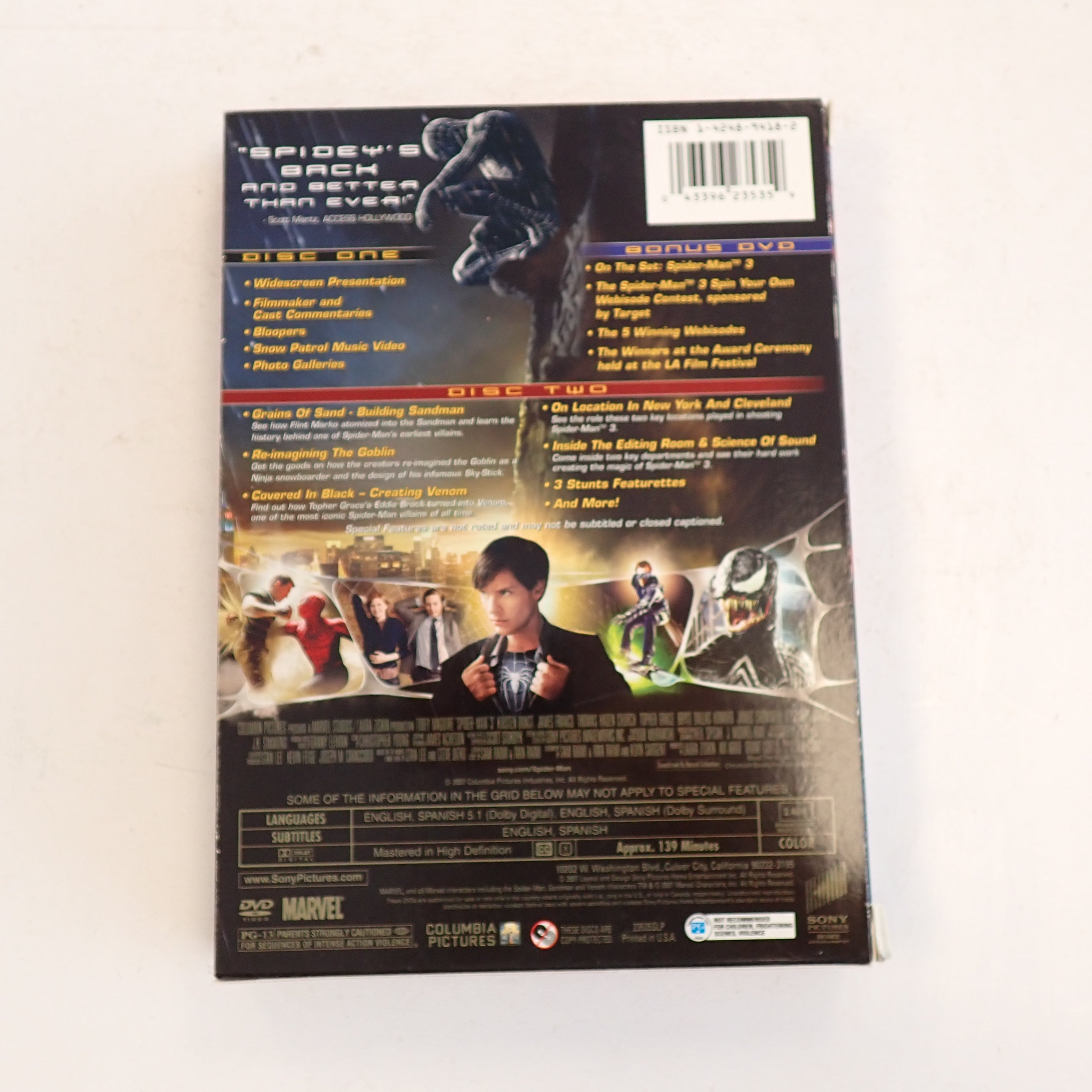 Spider-Man 3 - DVD
