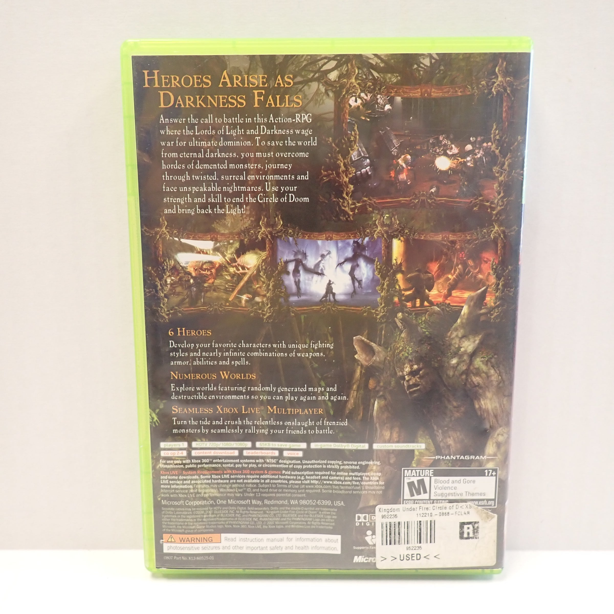 Kingdom Under Fire: Circle of Doom - Xbox 360