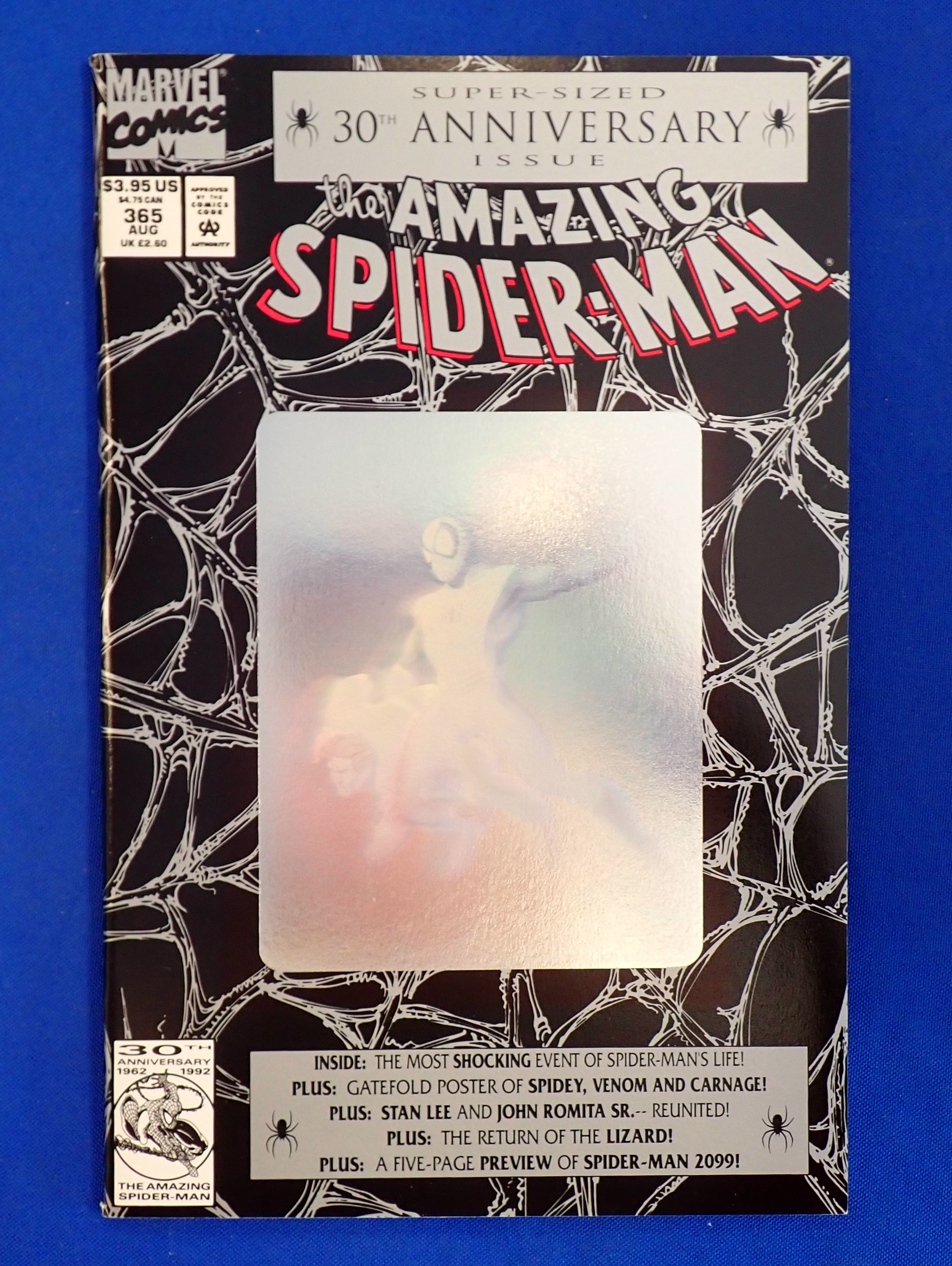 Spider-Man 30th Anniversary Complete Set Holographic Covers (1992) High Grade