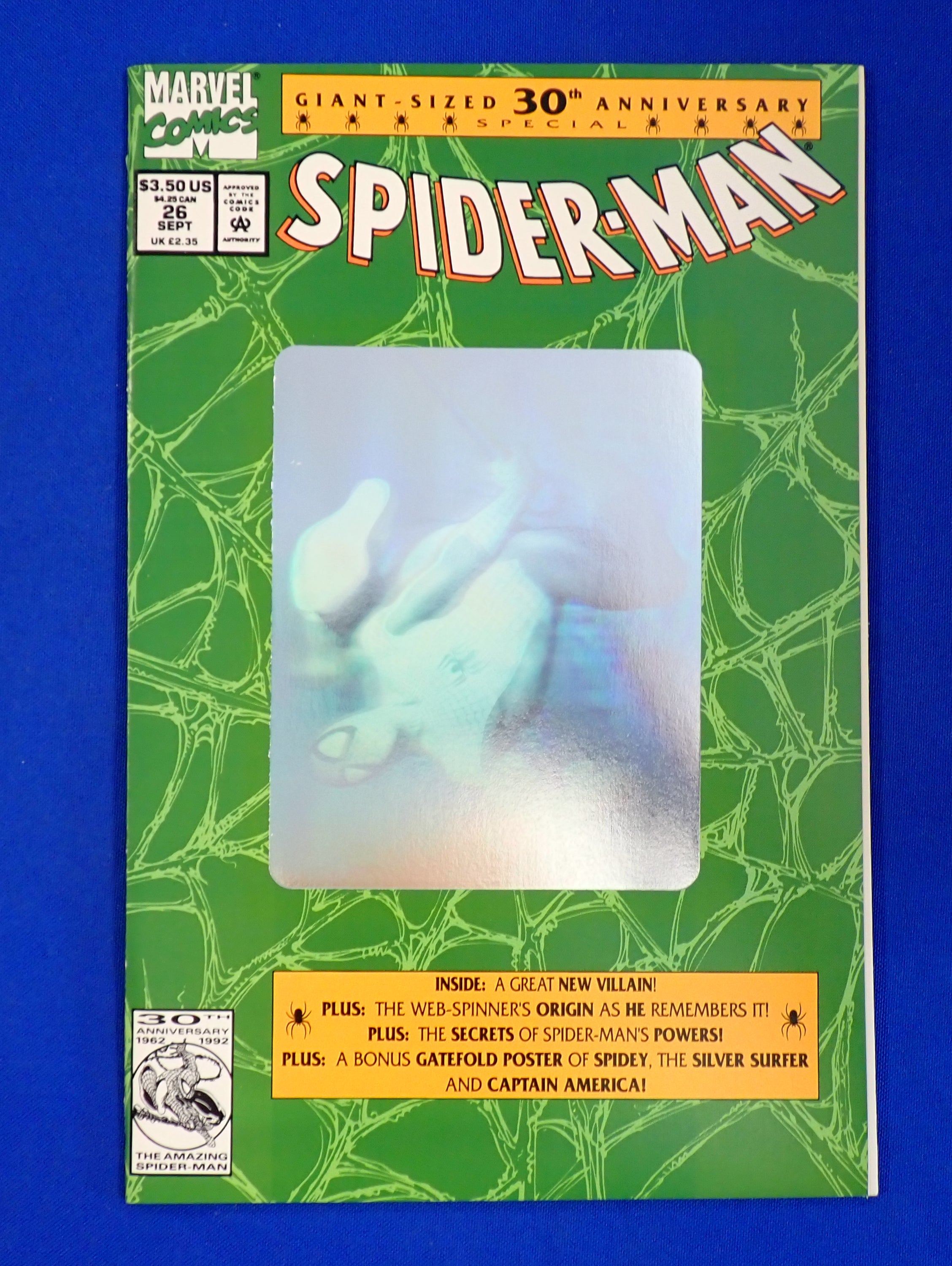 Spider-Man 30th Anniversary Complete Set Holographic Covers (1992) High Grade