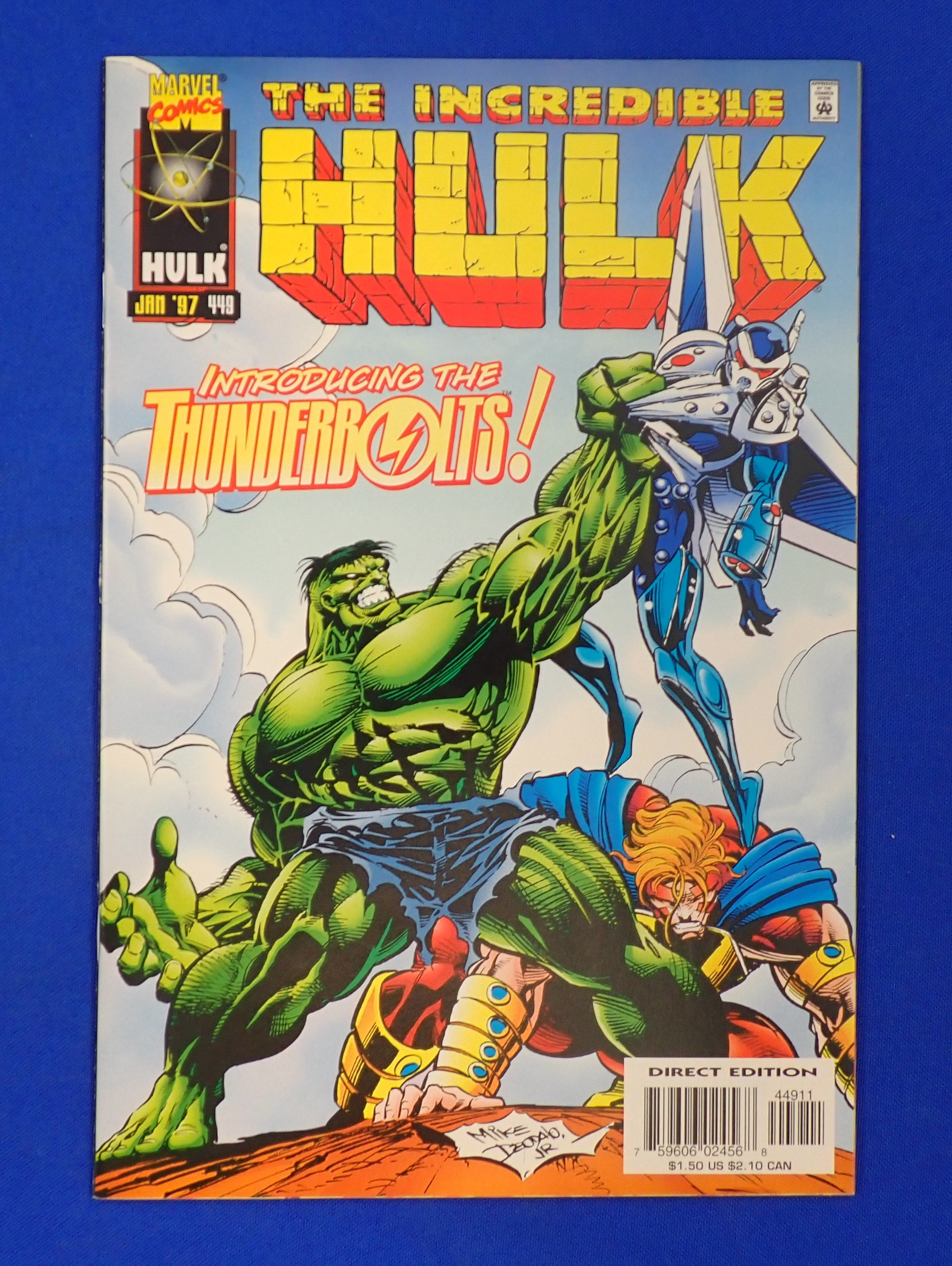 Incredible Hulk #449 (1996) - NM (9.4) - 1st Thunderbolts