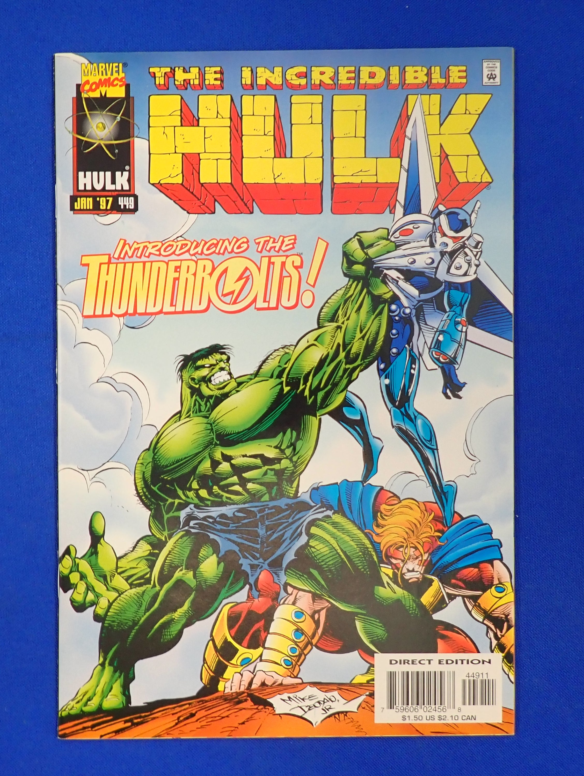 Incredible Hulk #449 (1996) - NM (9.4) - 1st Thunderbolts