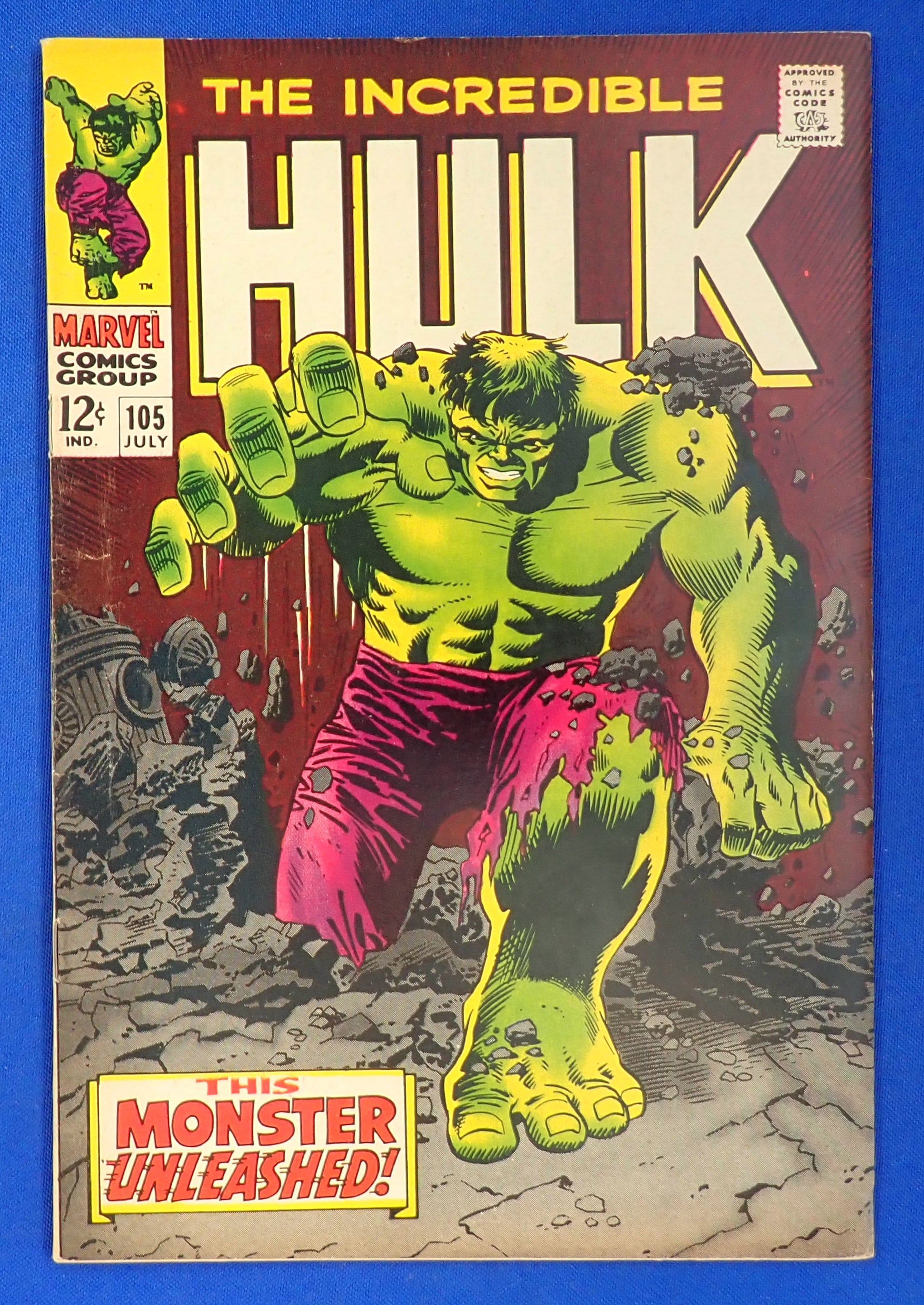 Incredible Hulk #105 (1968) - FN (6.0)