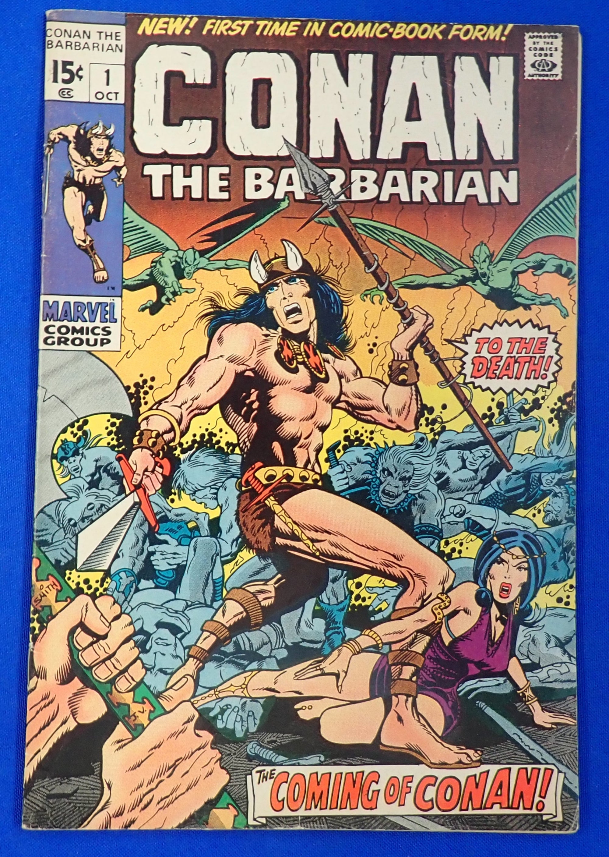 Conan The Barbarian #23 (1970) - VF- (7.5) - 1st Conan in comics