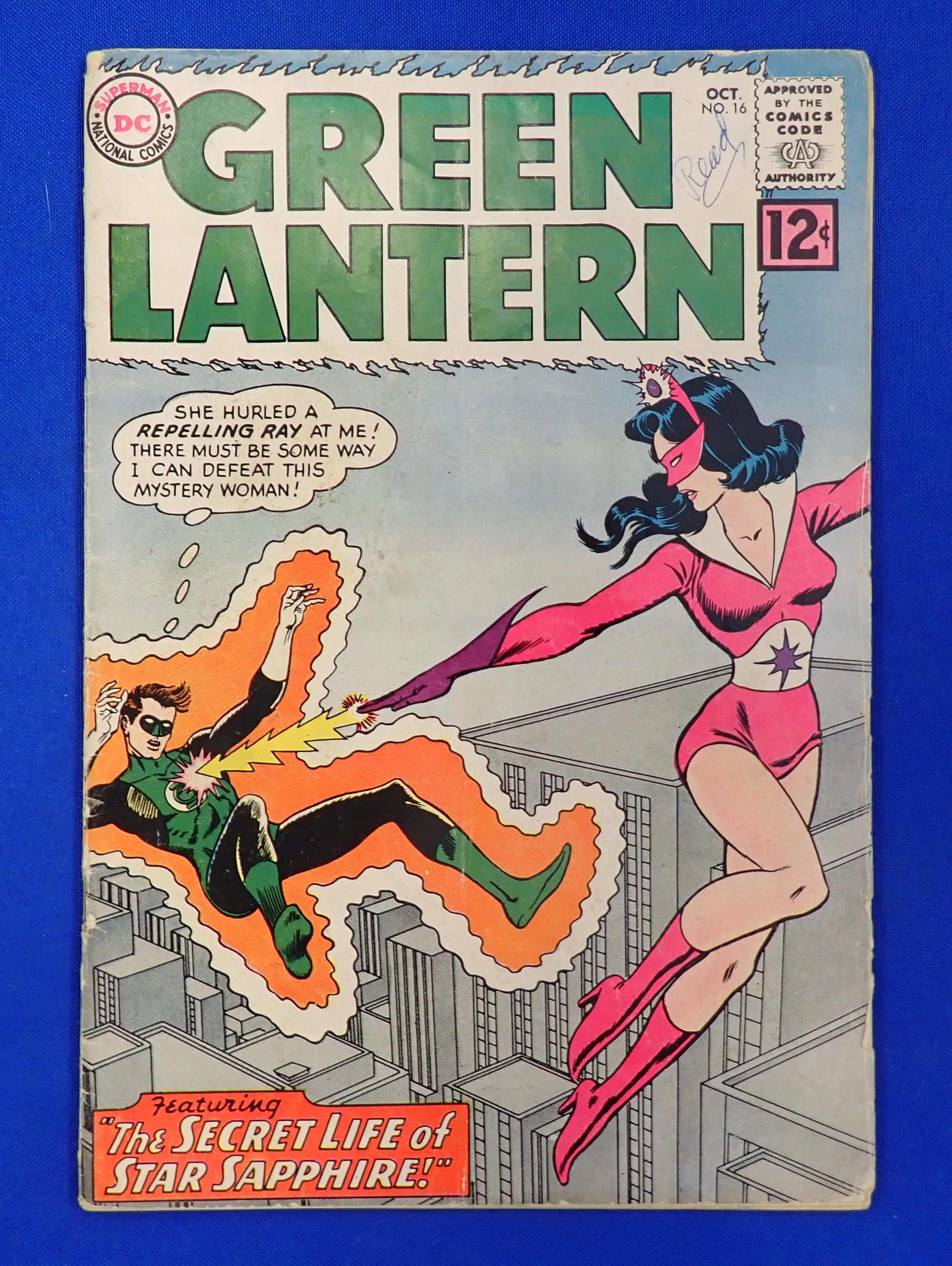 Green Lantern #16 (1962) - VG+ (4.5) - 1st Star Sapphire