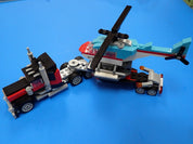 LEGO Flatbed Truck with Helicopter 3 in 1 [Loose]