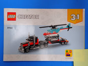 LEGO Flatbed Truck with Helicopter 3 in 1 [Loose]