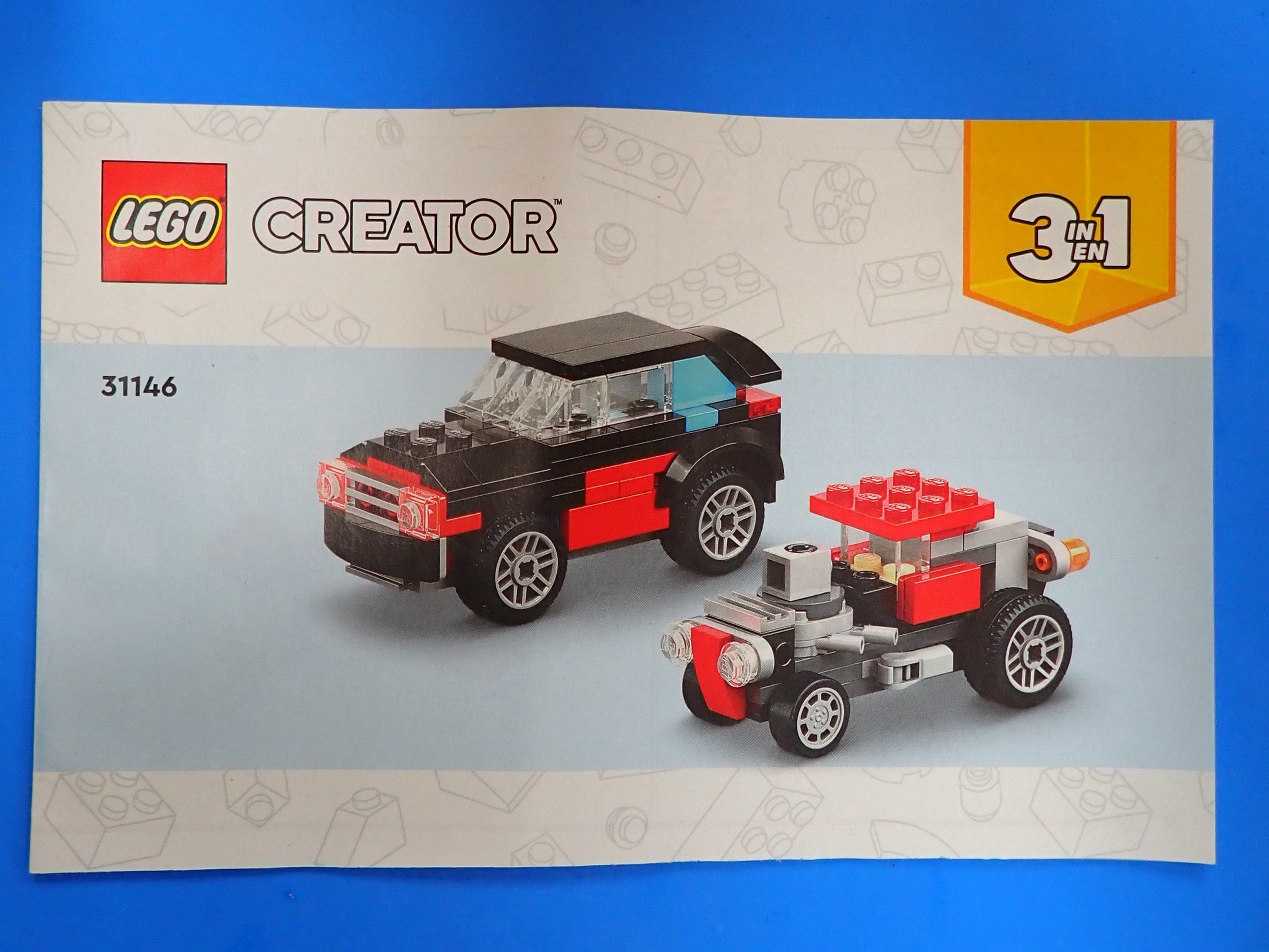 LEGO Flatbed Truck with Helicopter 3 in 1 [Loose]