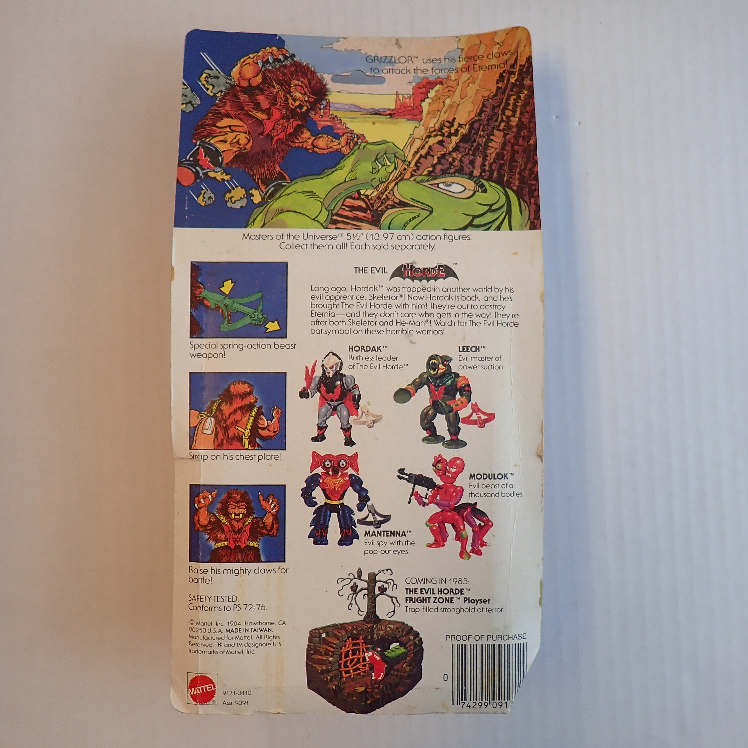 The Evil Horde: Grizzlor - Masters of the Universe 1984 Mattel