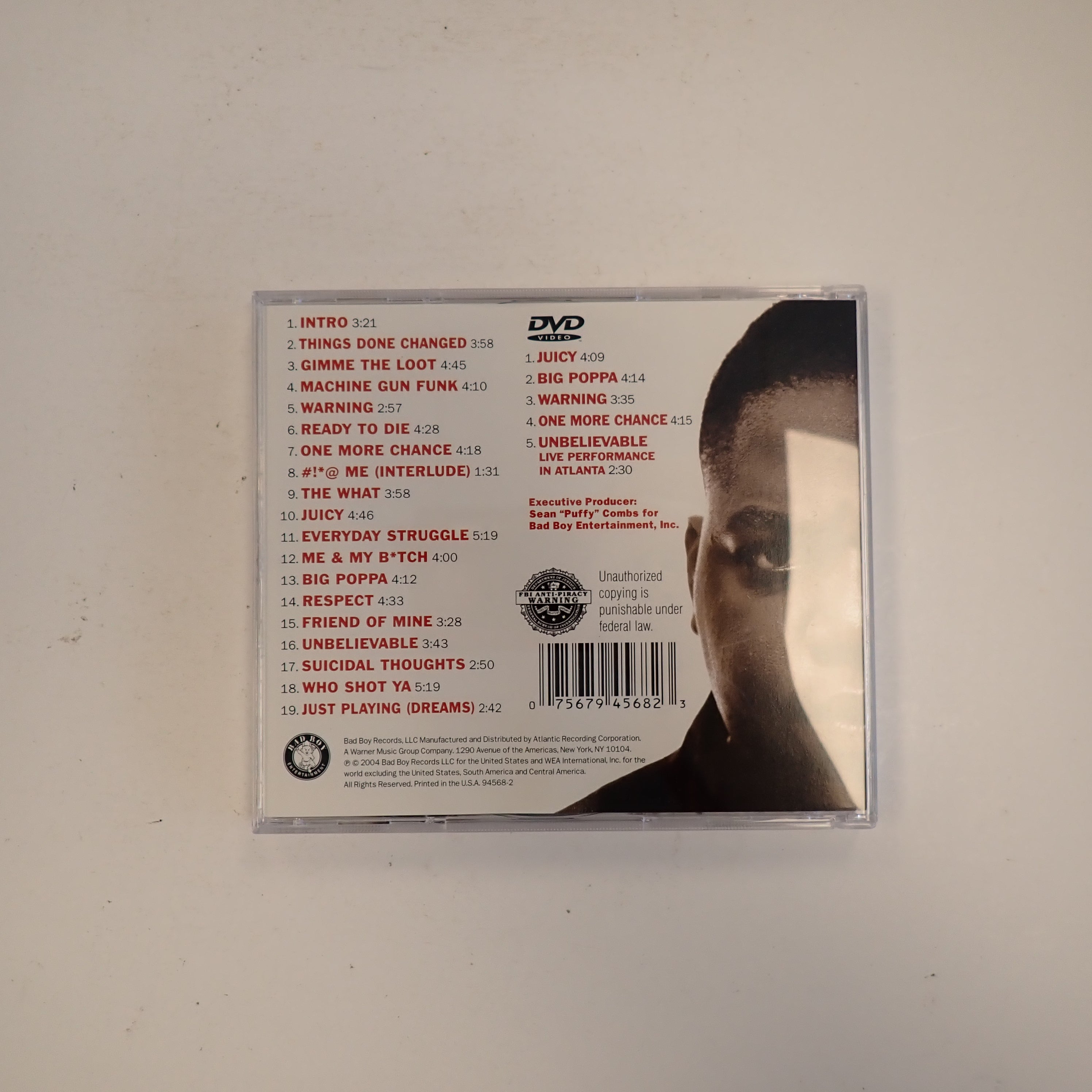 The Notorious BIG - Ready to Die - CD