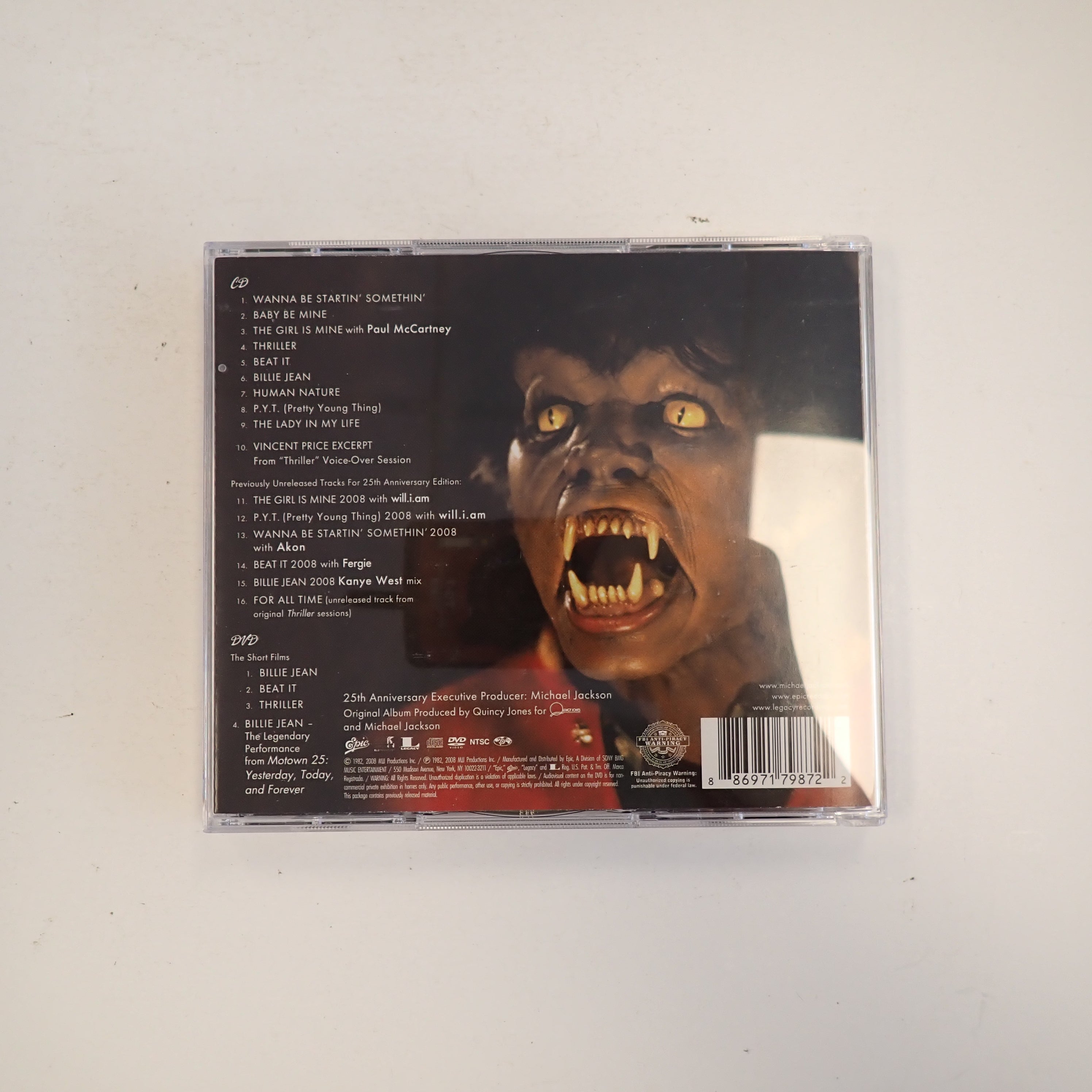 Michael Jackson - Thriller 25th Anniversary - CD – Infinity Flux