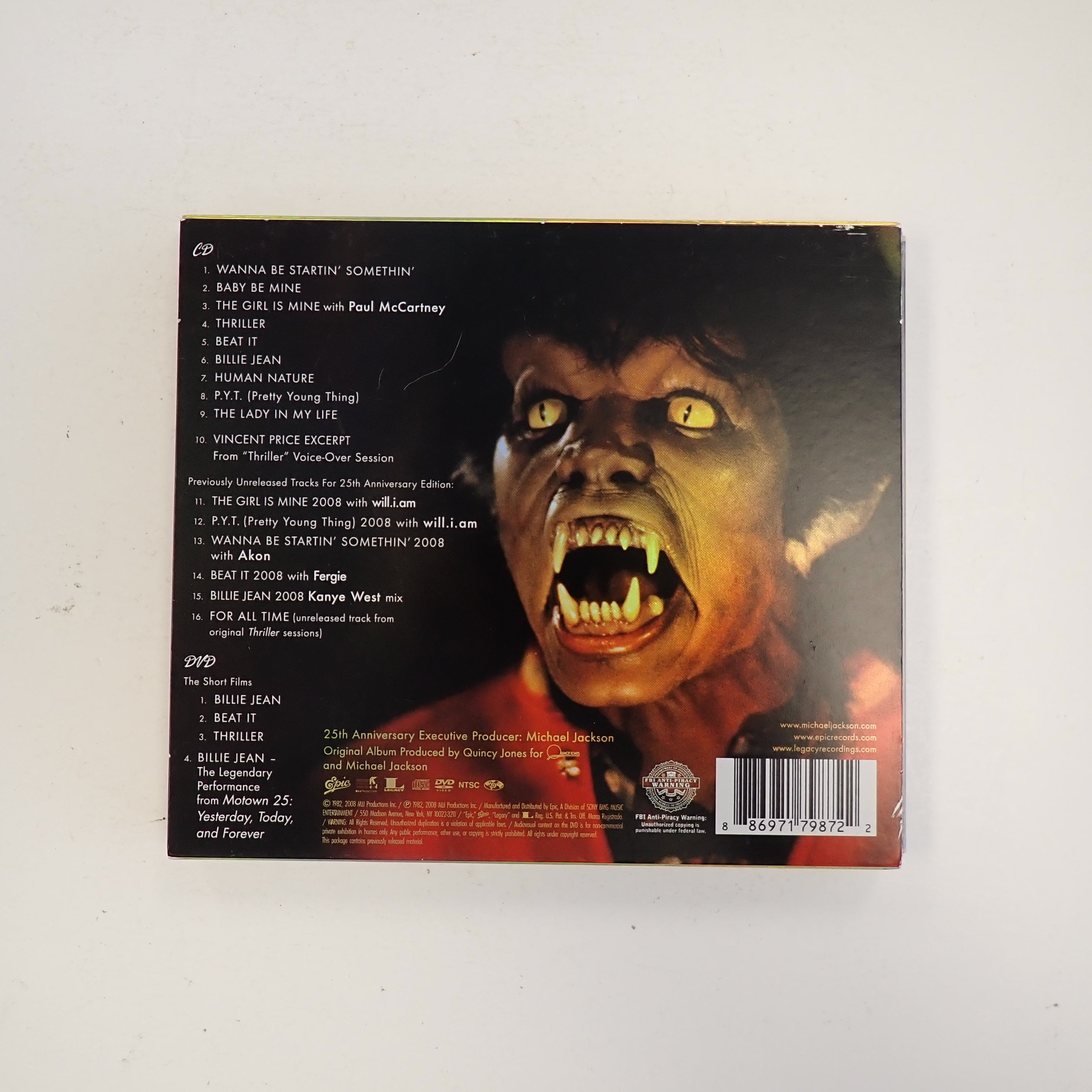 Michael Jackson - Thriller 25th Anniversary - CD – Infinity Flux