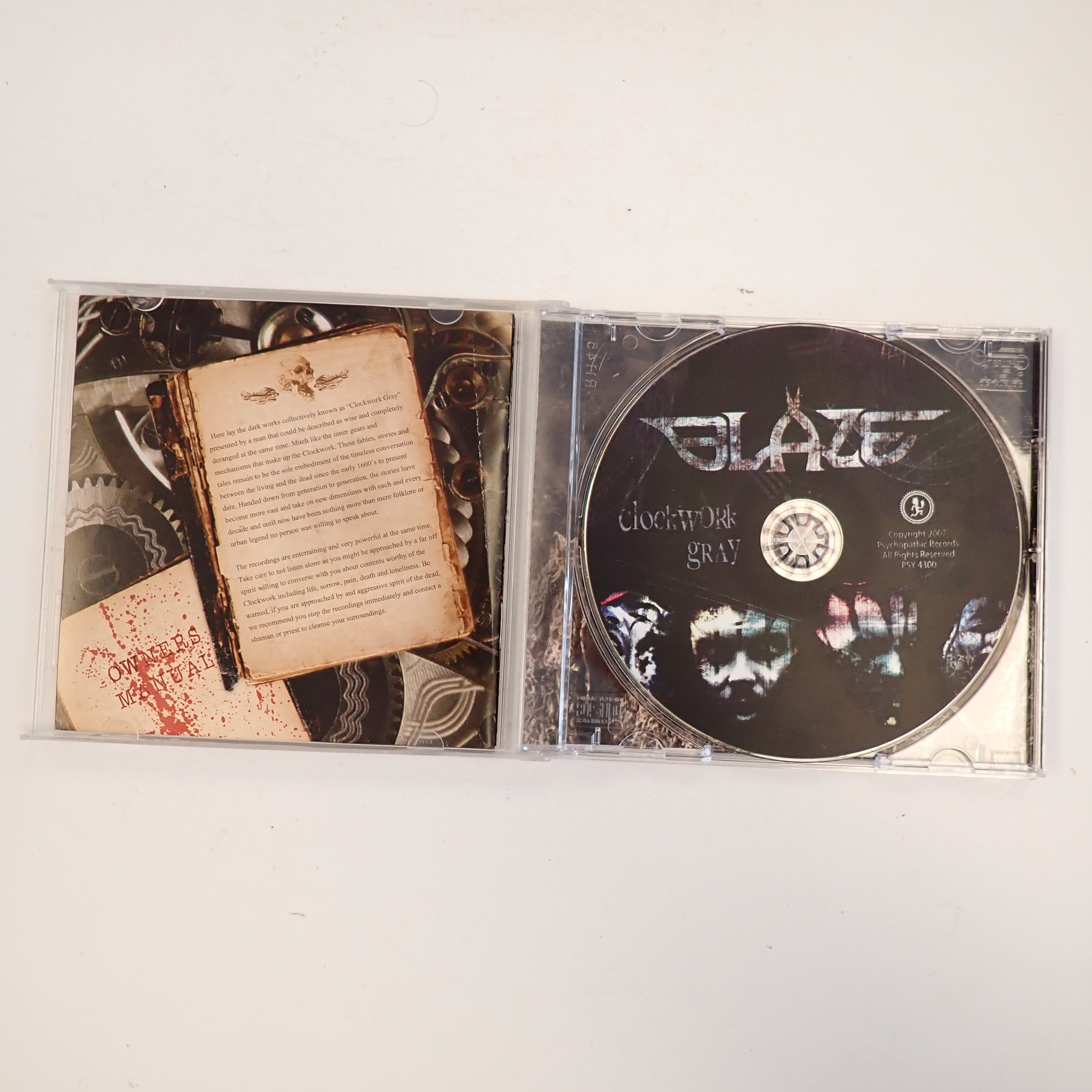 Blaze - Clockwork Gray - CD (Signed)