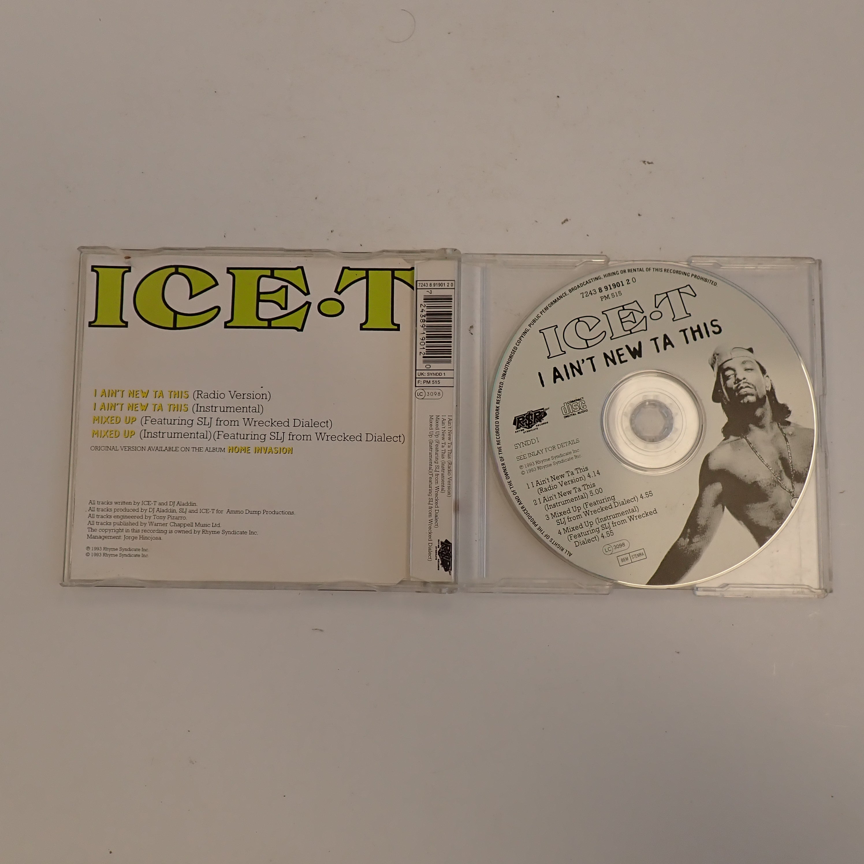 Ice T - I Ain't New Ta This - CD
