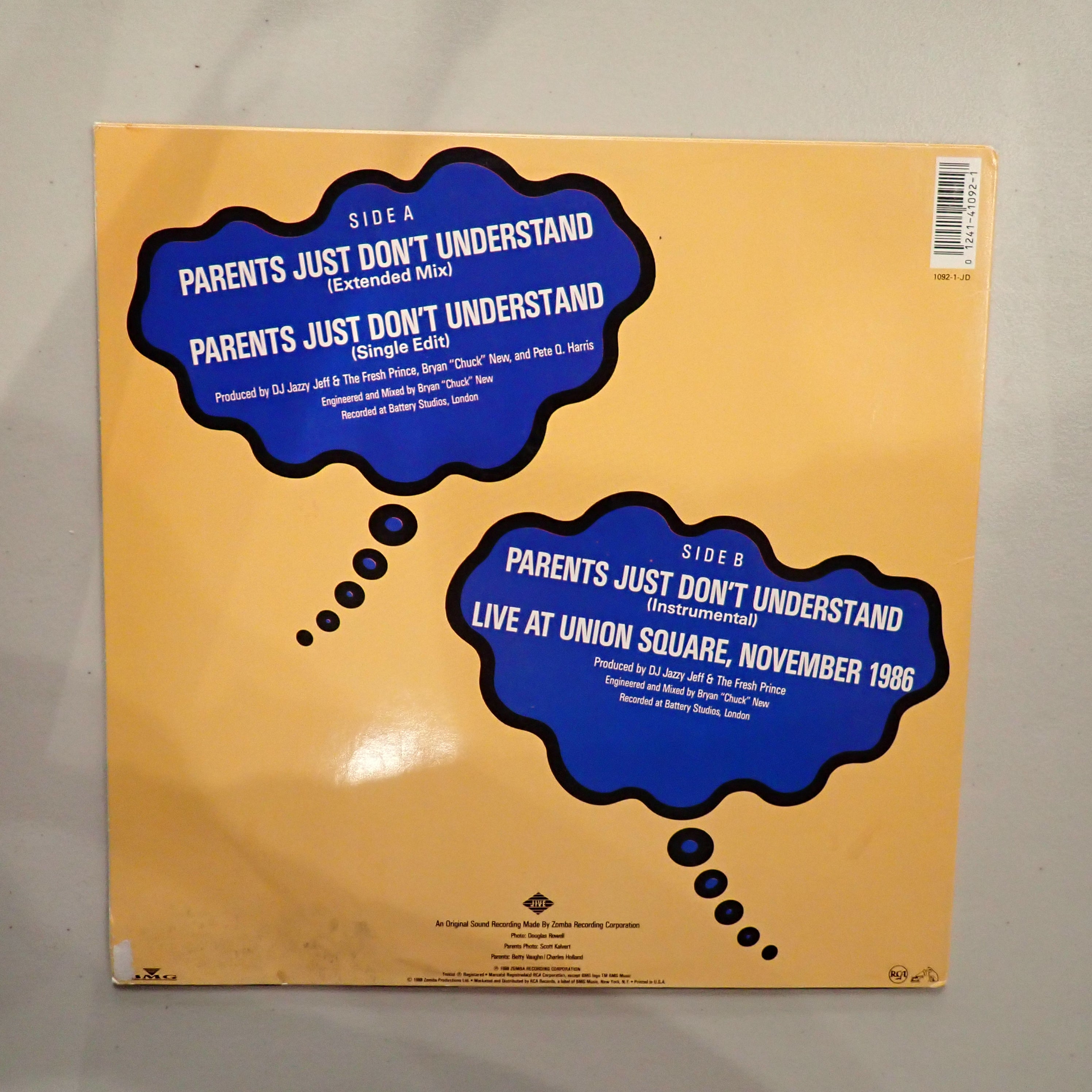 DJ Jazzy Jeff & The Fresh Prince – Parents Just Don't Understand