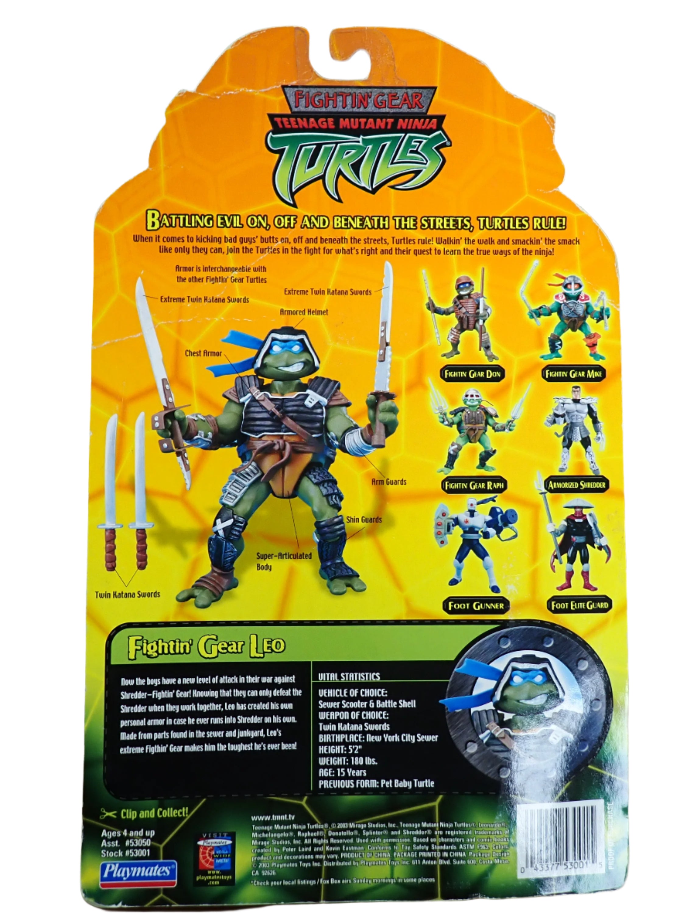 Fightin' Gear Leo - 2003 [IN BOX] – Infinity Flux