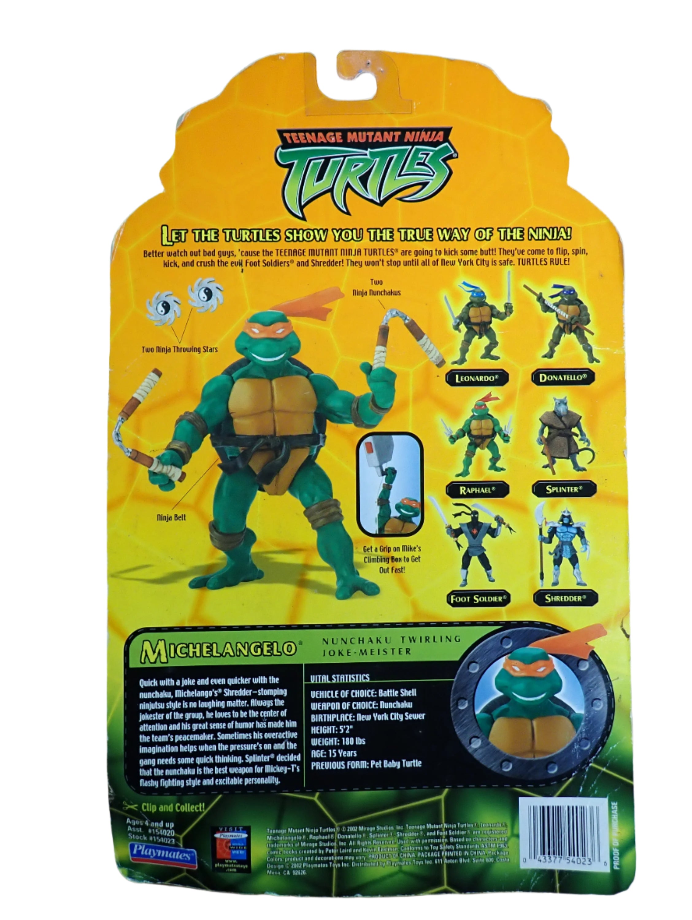 Michaelangelo - 2002 Playmates [IN BOX]