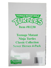 TMNT Classic Collection Sewer Heroes 4-Pack - 2022 [IN BOX]