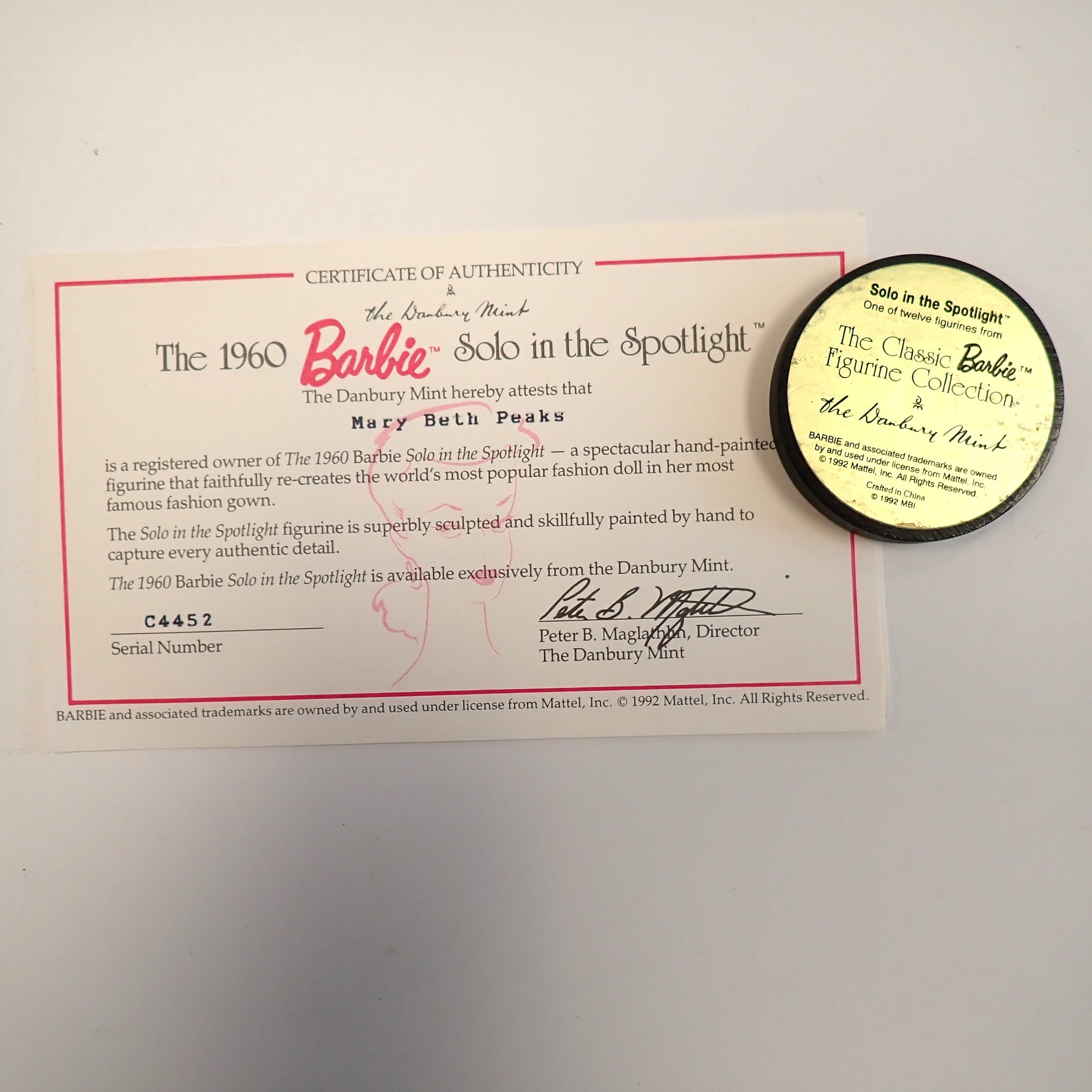 1960 Barbie Solo in the Spotlight [Pre-Owned]