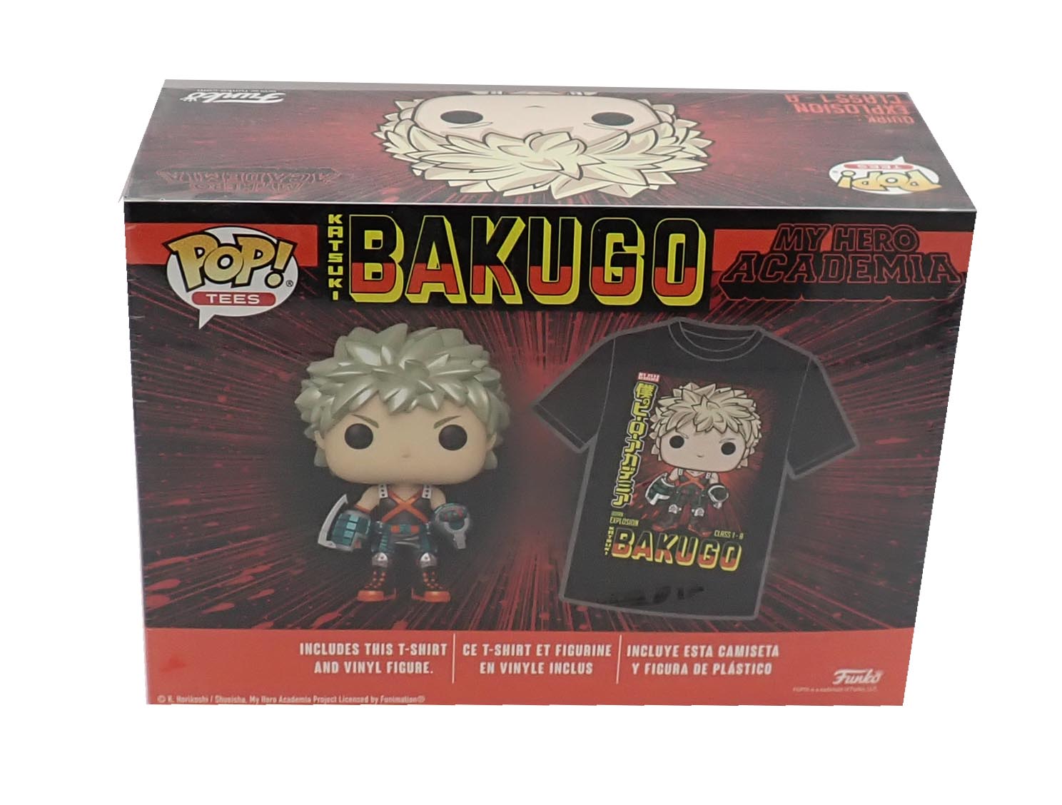 Katsuki Bakugo - POP! Figure & T-Shirt