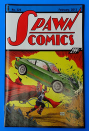 Spawn #228 (2013) - NM+ (9.4+) - Action Comics #1 Homage