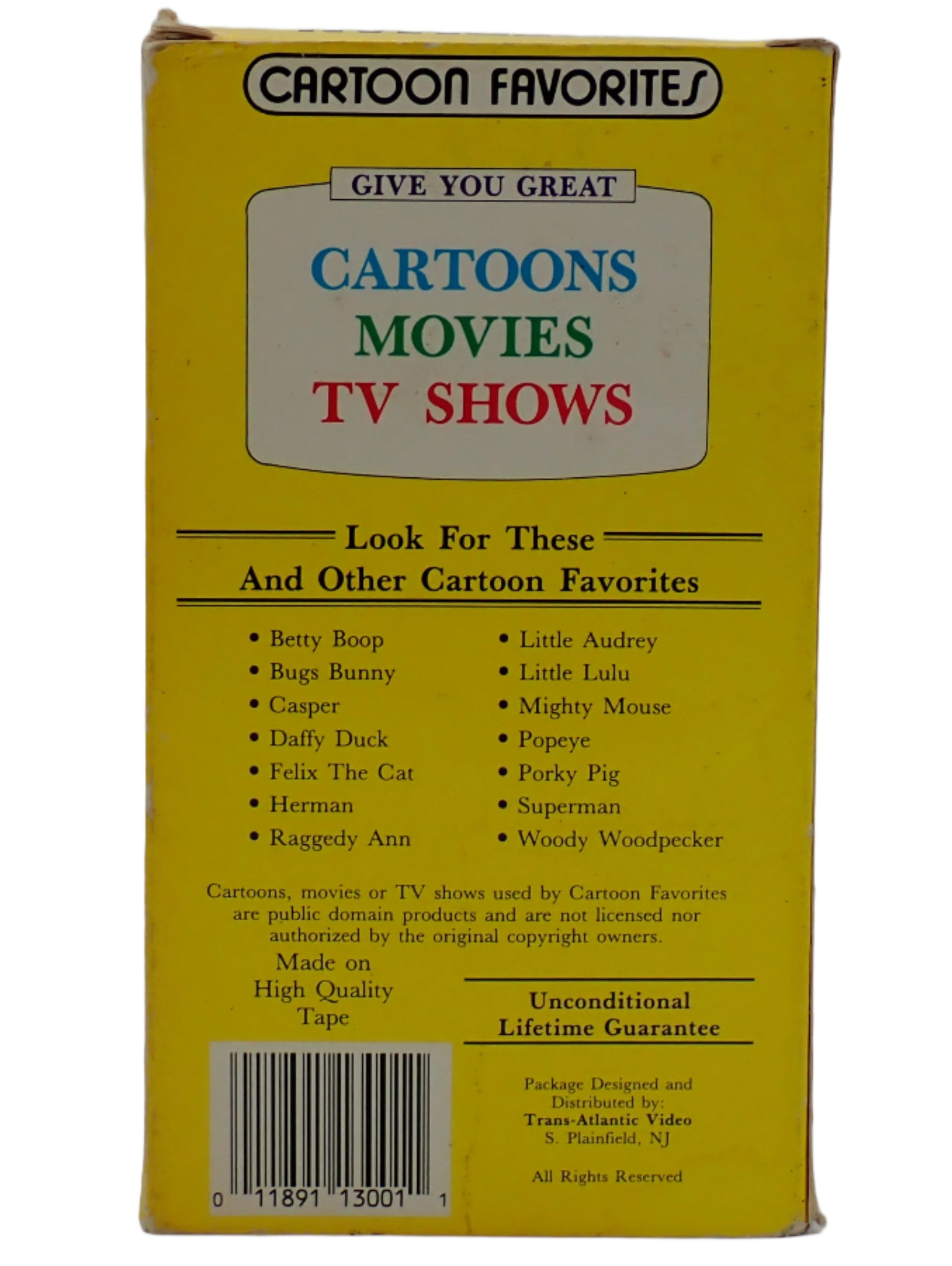 Cartoon Favorites Superman [Yellow Volume] - VHS