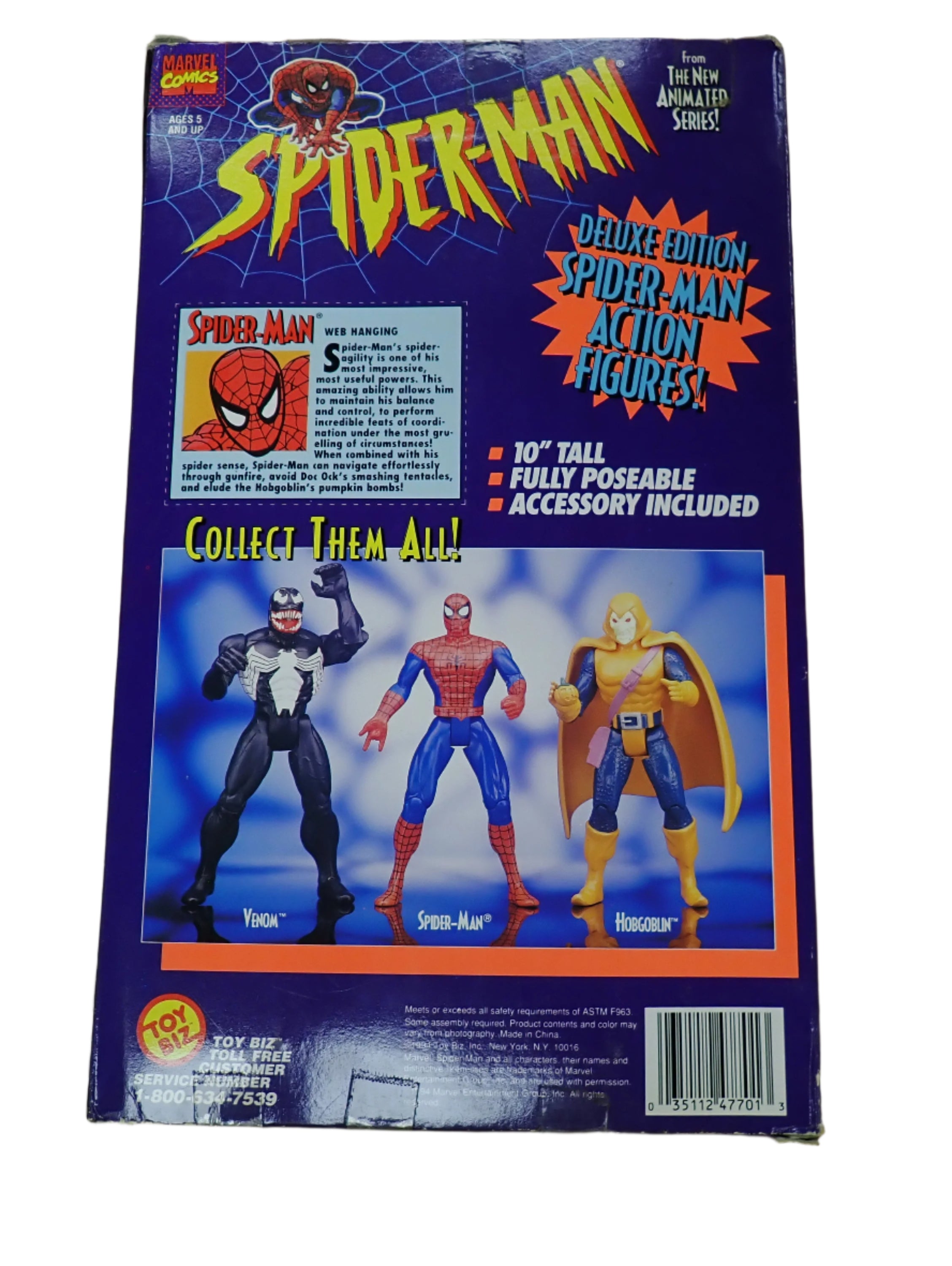 Spider-Man Deluxe Edition Toy Biz