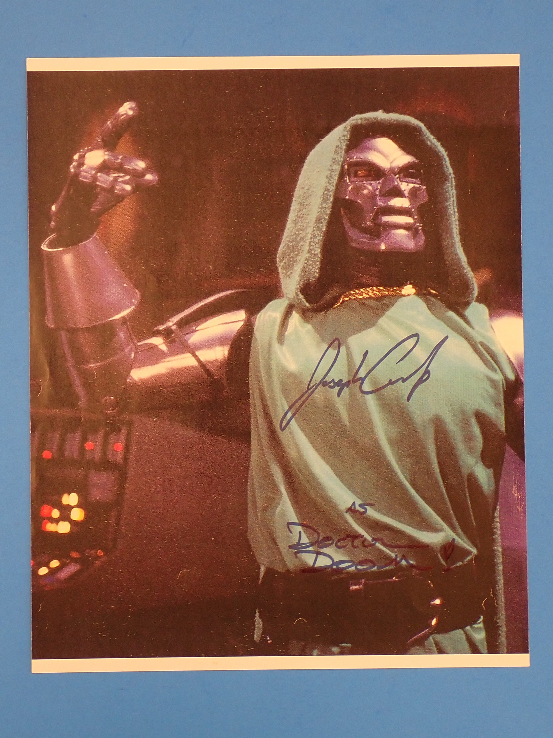 Joseph Culp (Doctor Doom) Signed Portrait w/o COA