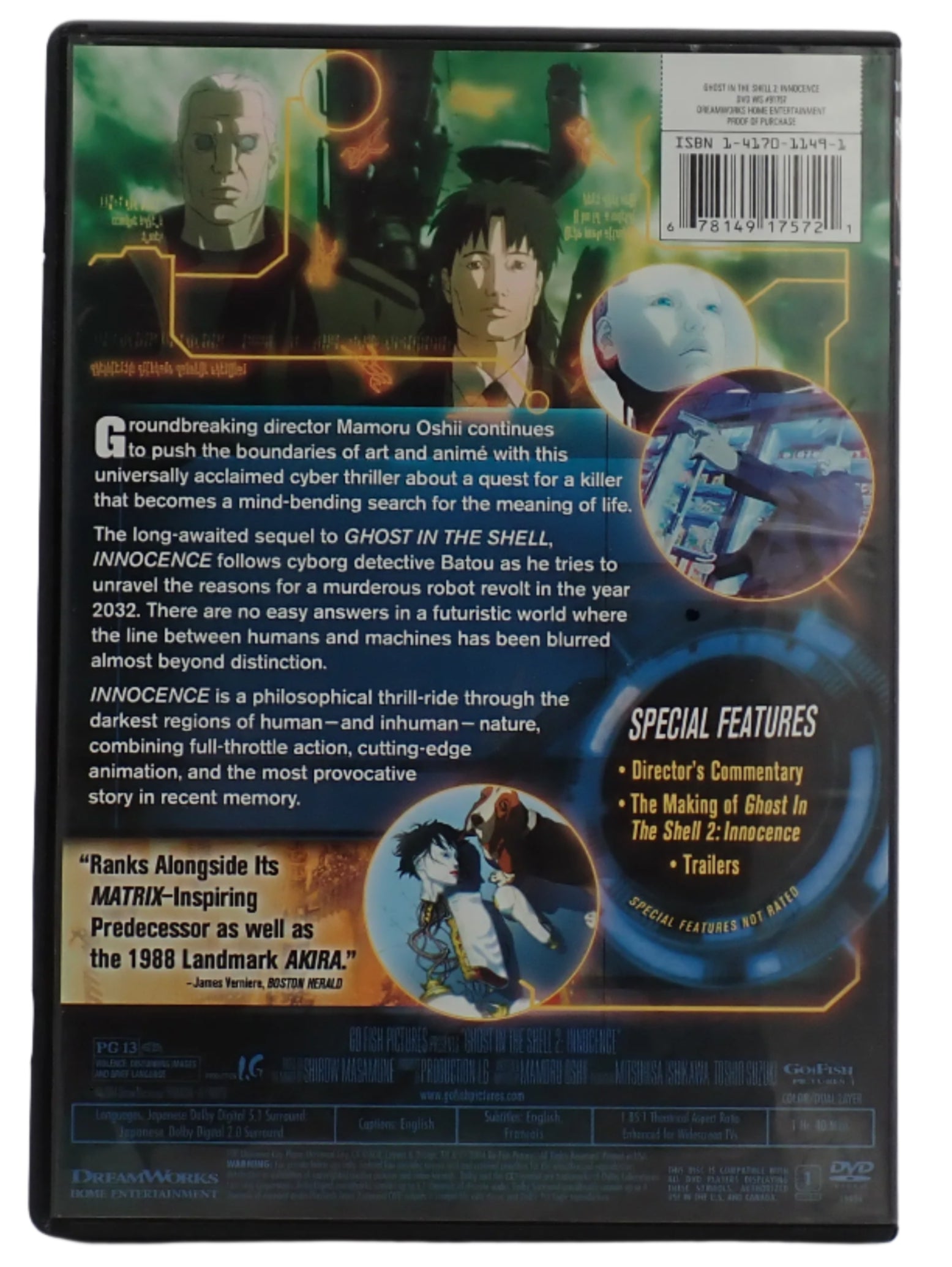 Ghost In The Shell 2 Innocence - DVD