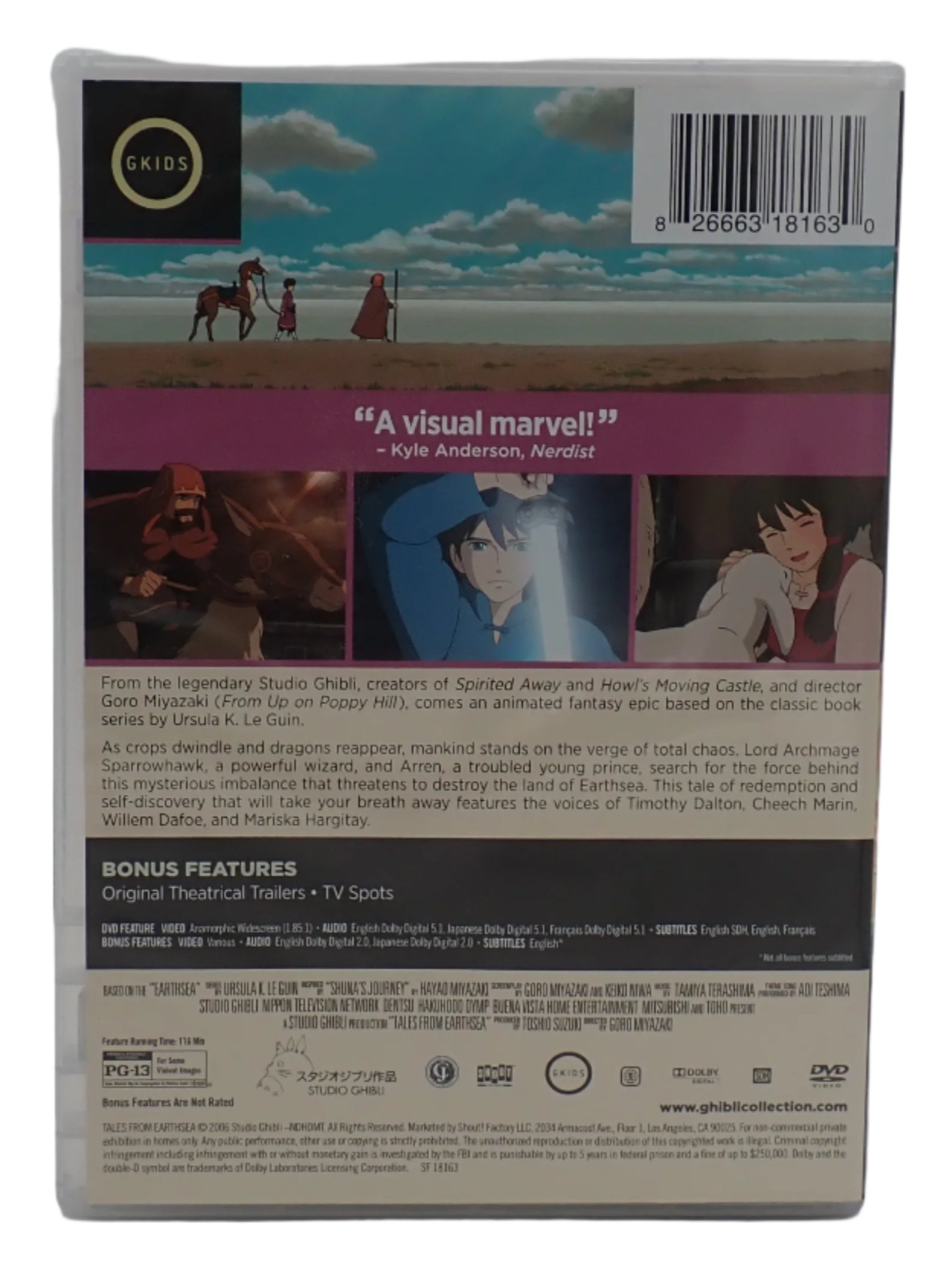 Tales from Earthsea - DVD