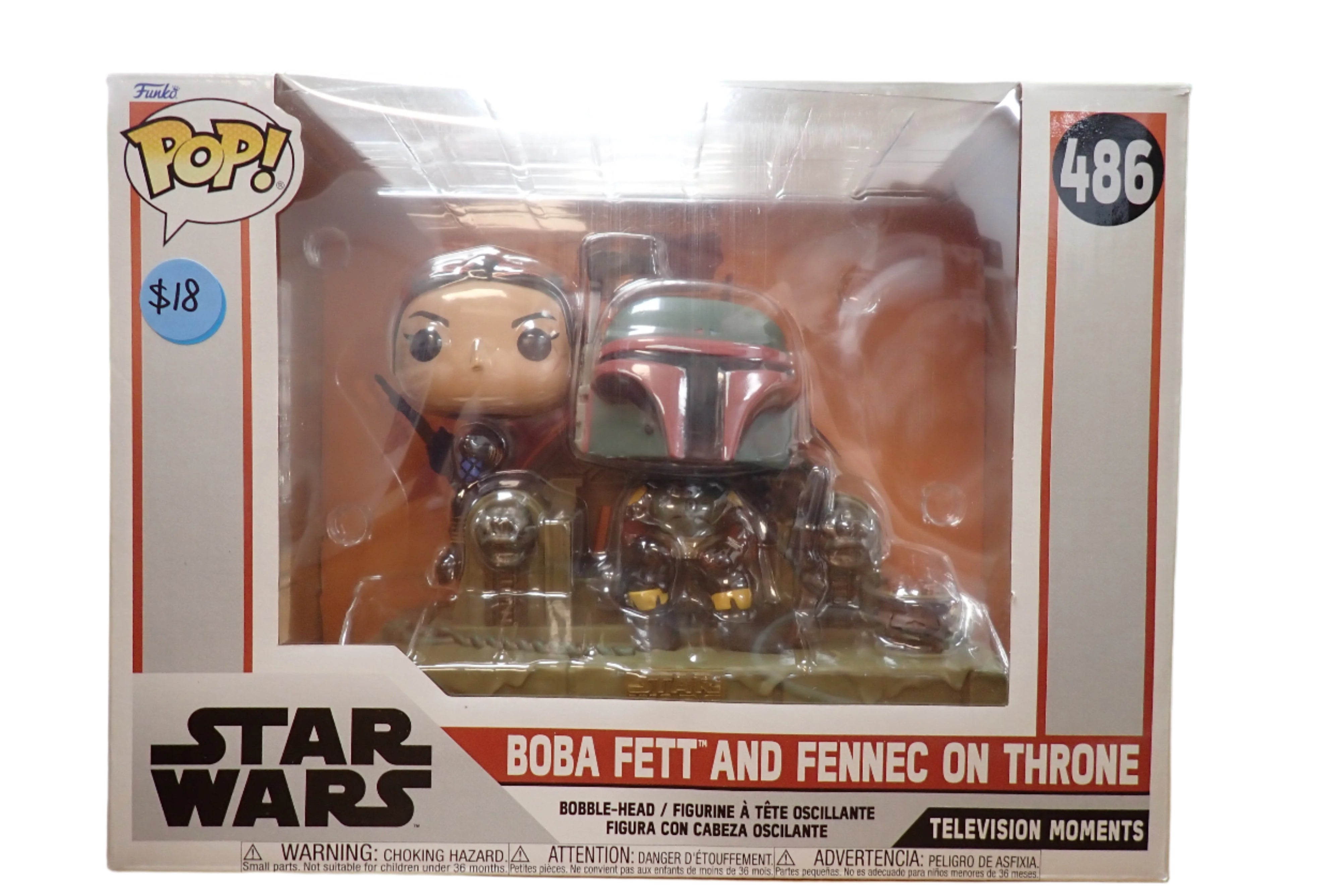 Boba Fett and Fennec on Throne - POP! #486
