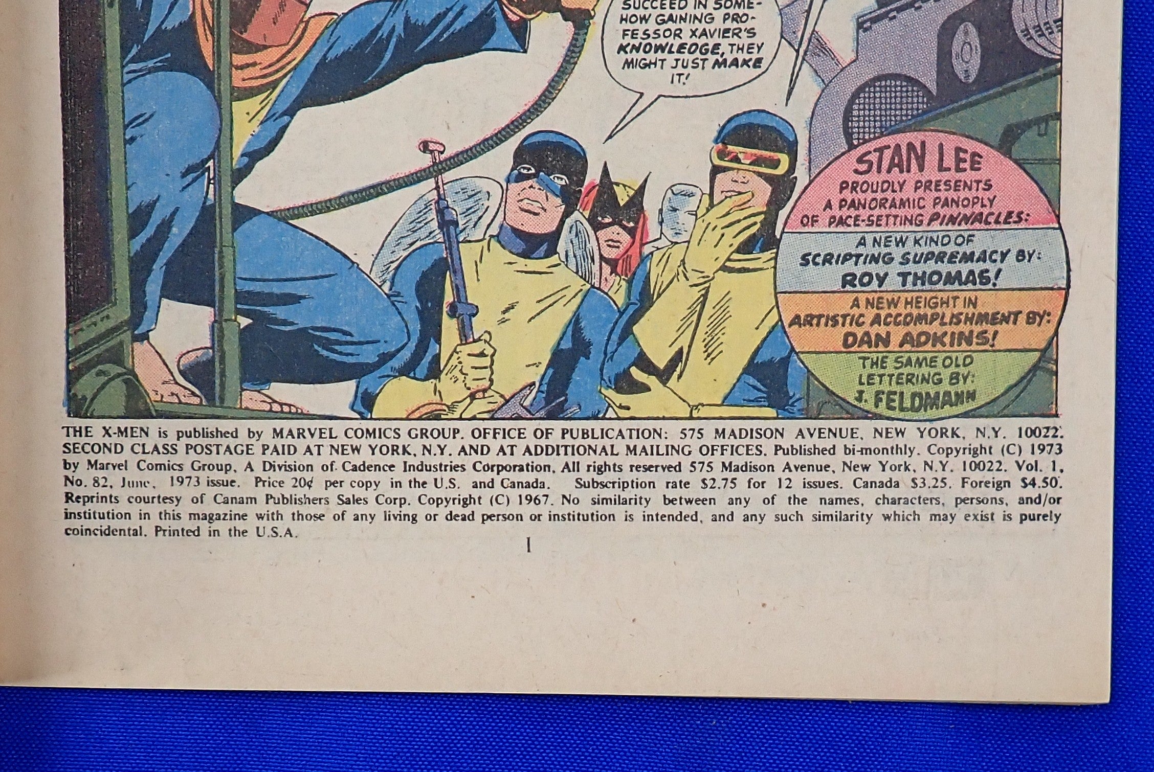 X-Men #82 (1973) - FN+/VF (6.5-7.0) - Bronze Age Issue