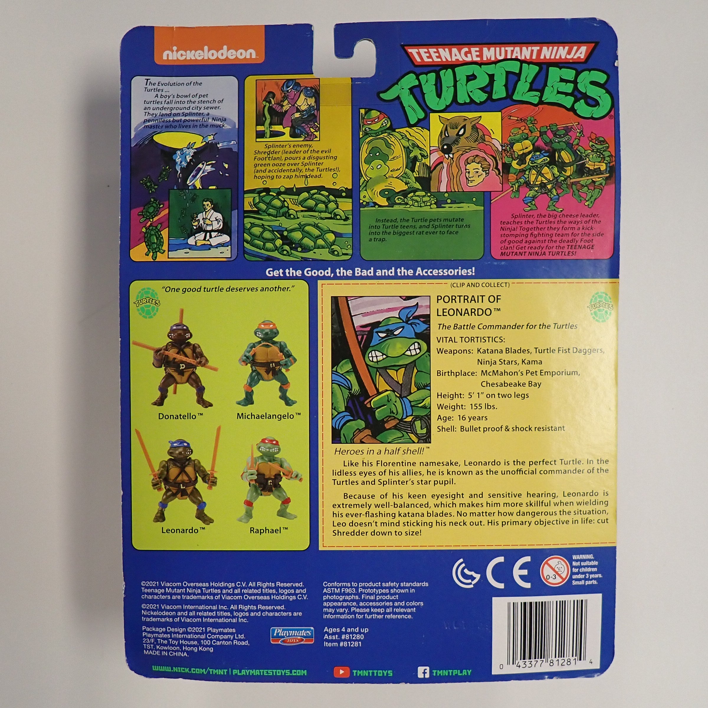 Leonardo TMNT (2021) - Playmates [Pre-Owned]