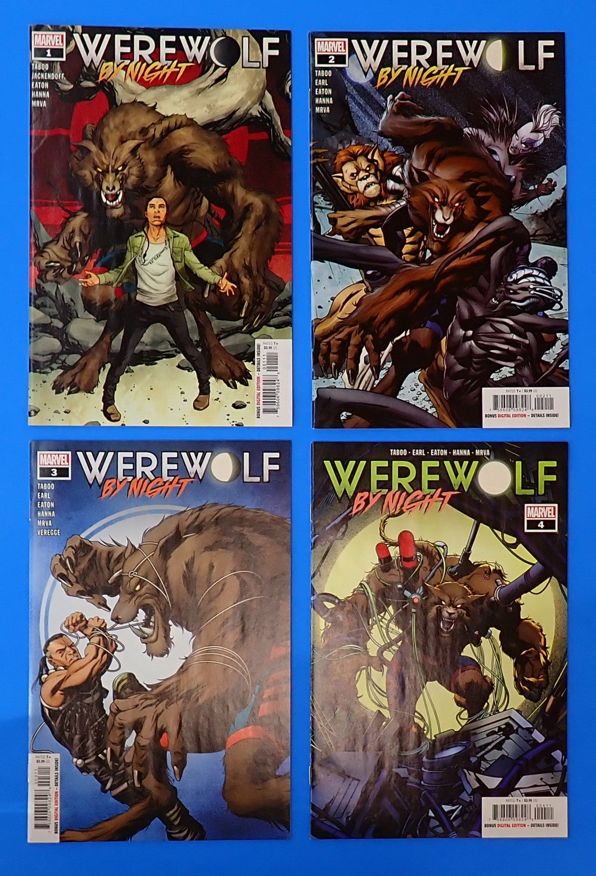 Werewolf by Night #1-4 (2020) - VF (8.0+) - Complete Set