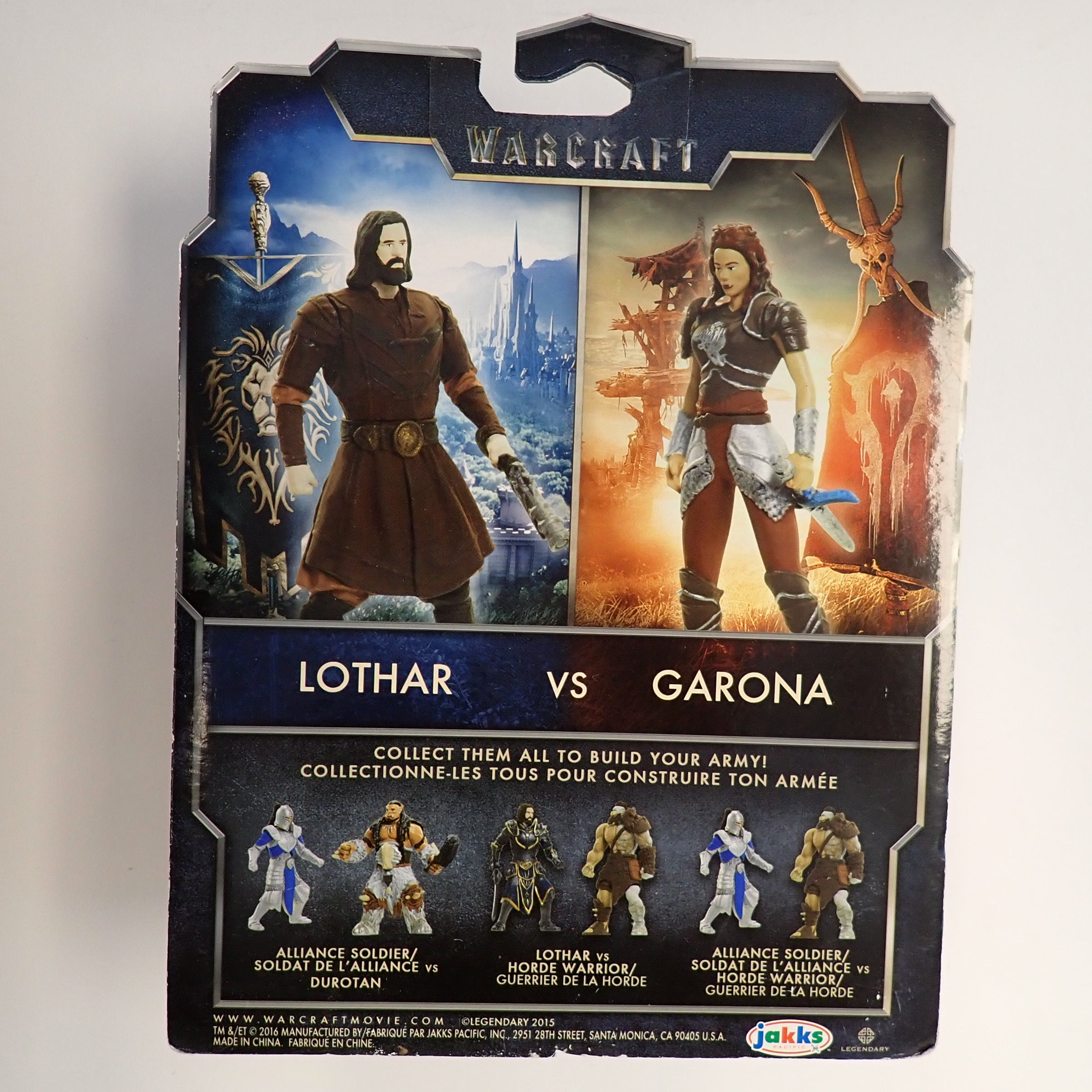 Lothar vs. Garona Warcraft - Jakks [Pre-Owned]