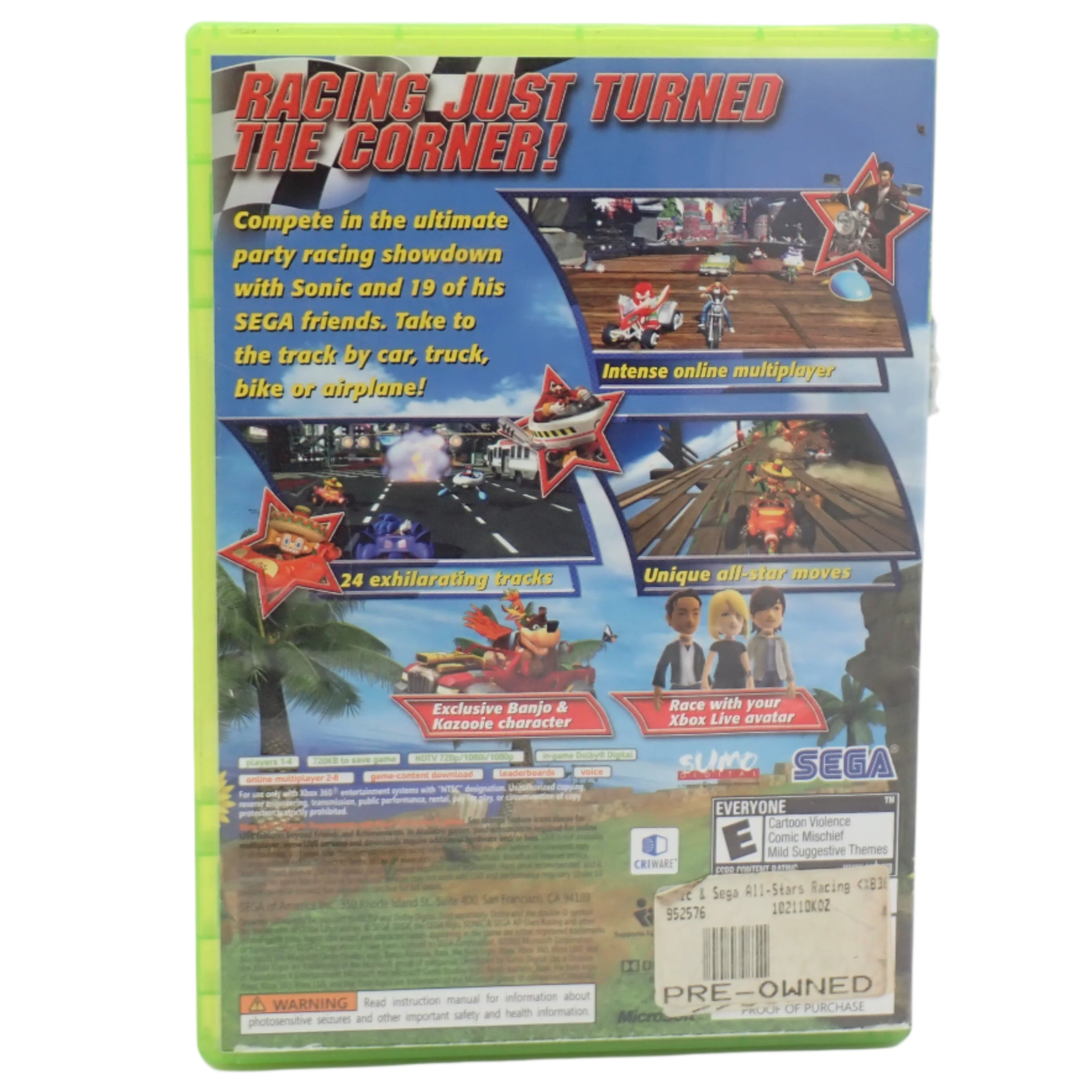Sonic & Sega All-Stars Racing with Banjo-Kazooie - Xbox 360