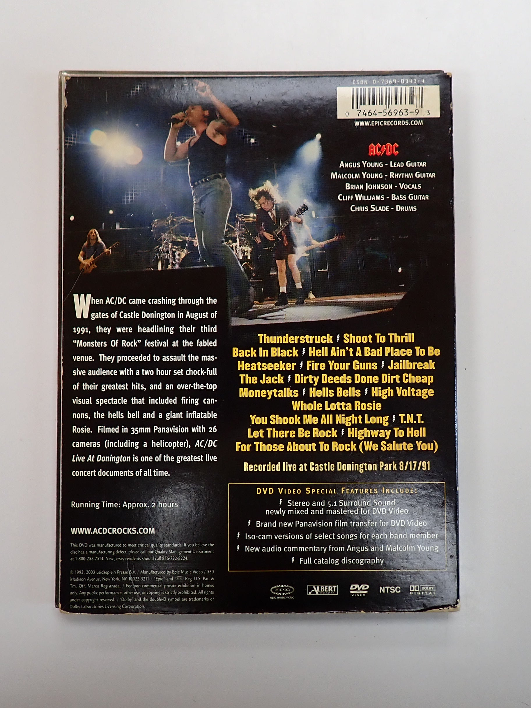 AC/DC Live at Donington - DVD [Pre-Owned]