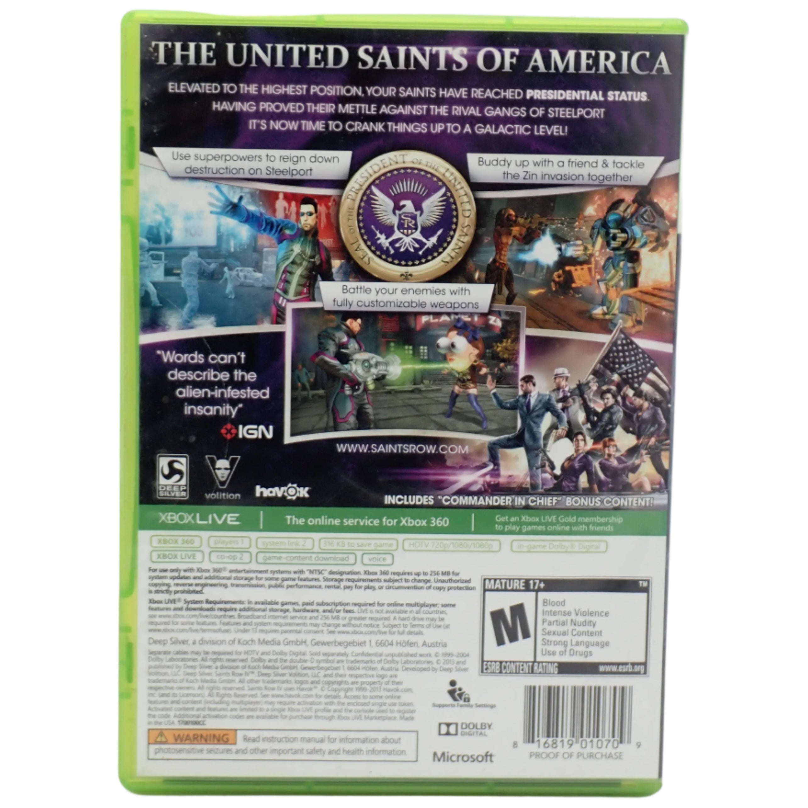 Saints Row IV - Xbox 360