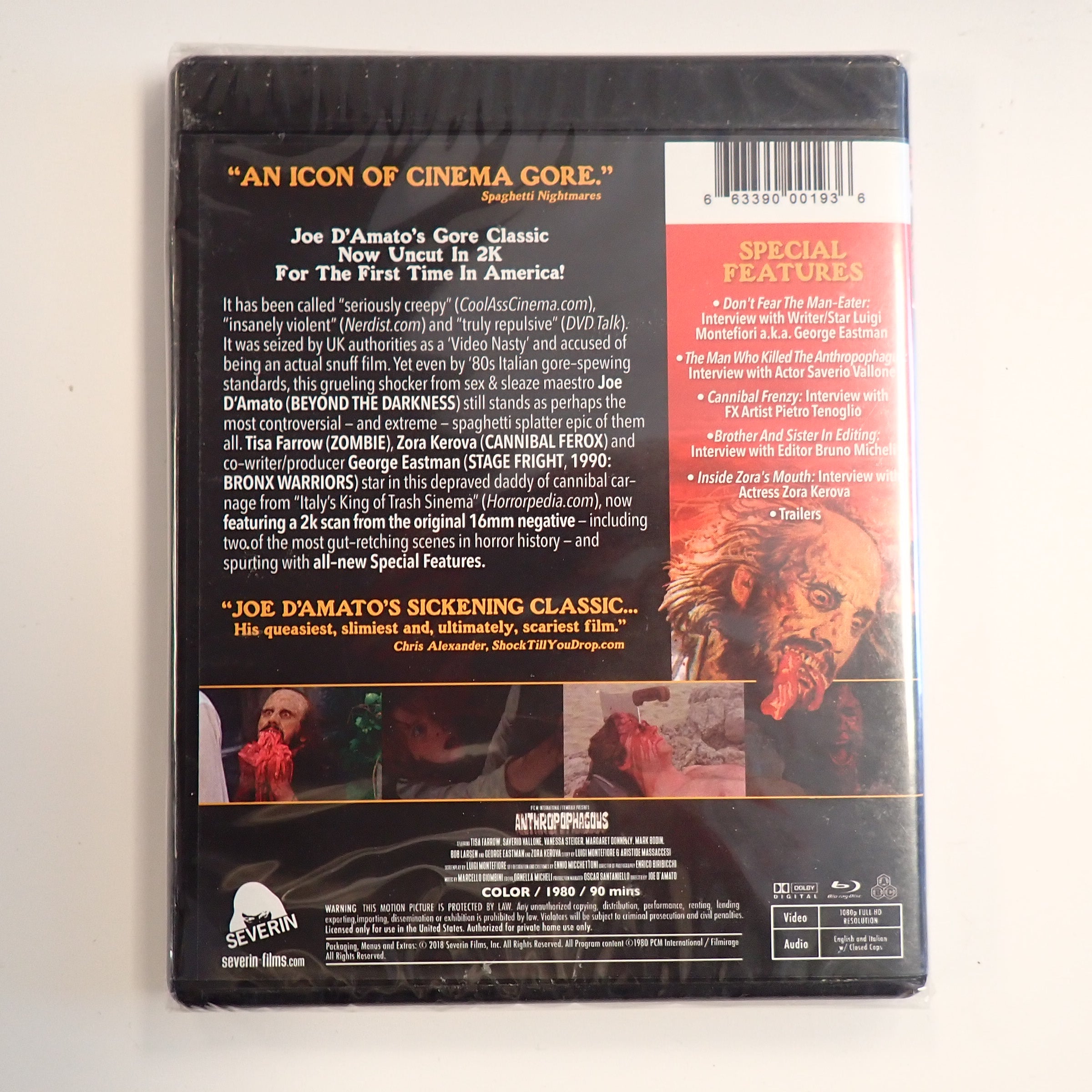 Anthropophagus - Blu-Ray [Pre-Owned]