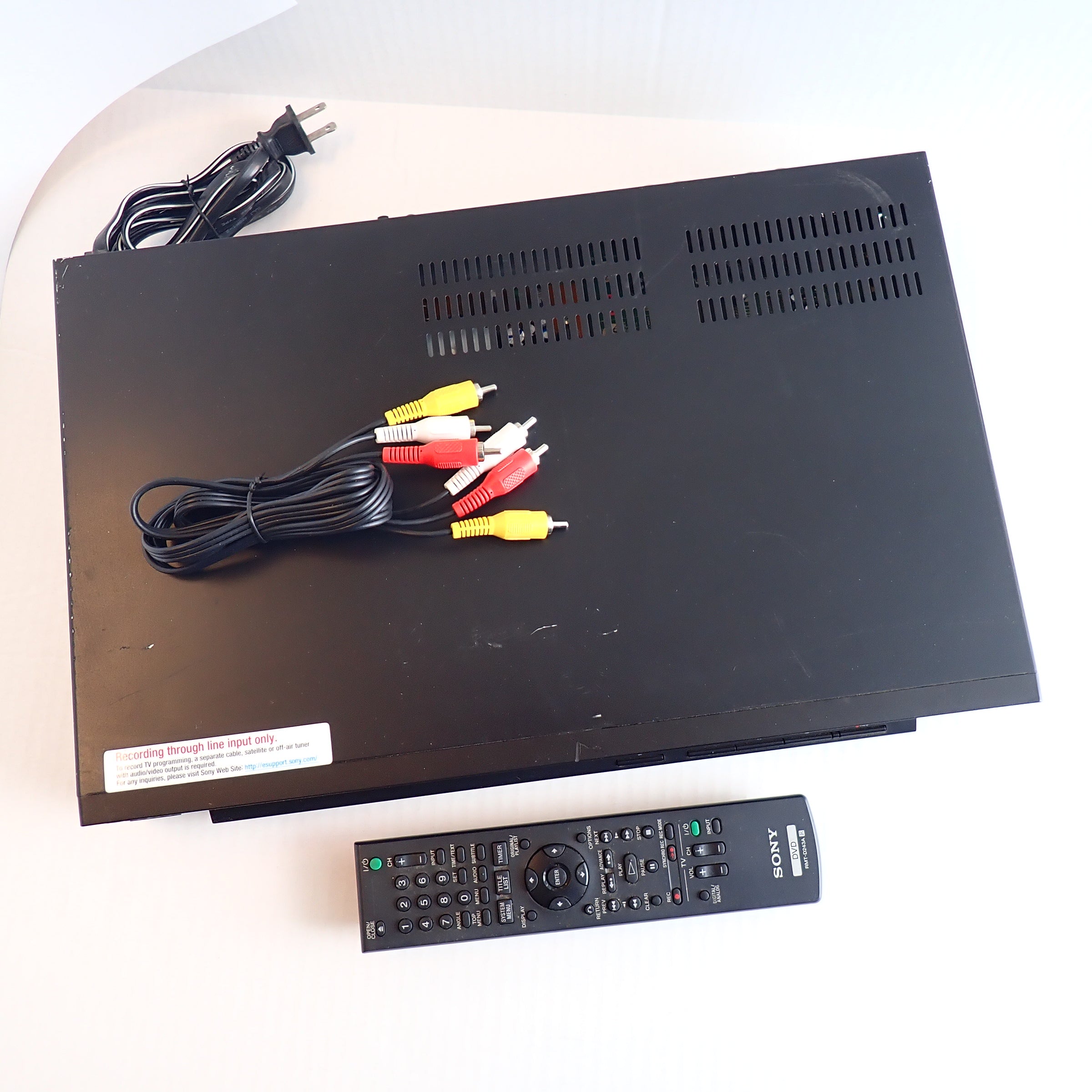 Sony RDR-GX355 DVD Player & Remote [Pre-Owned]
