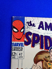 Amazing Spider-Man #47 (1967) - FN (6.0) - Iconic John Romita Sr. Cover