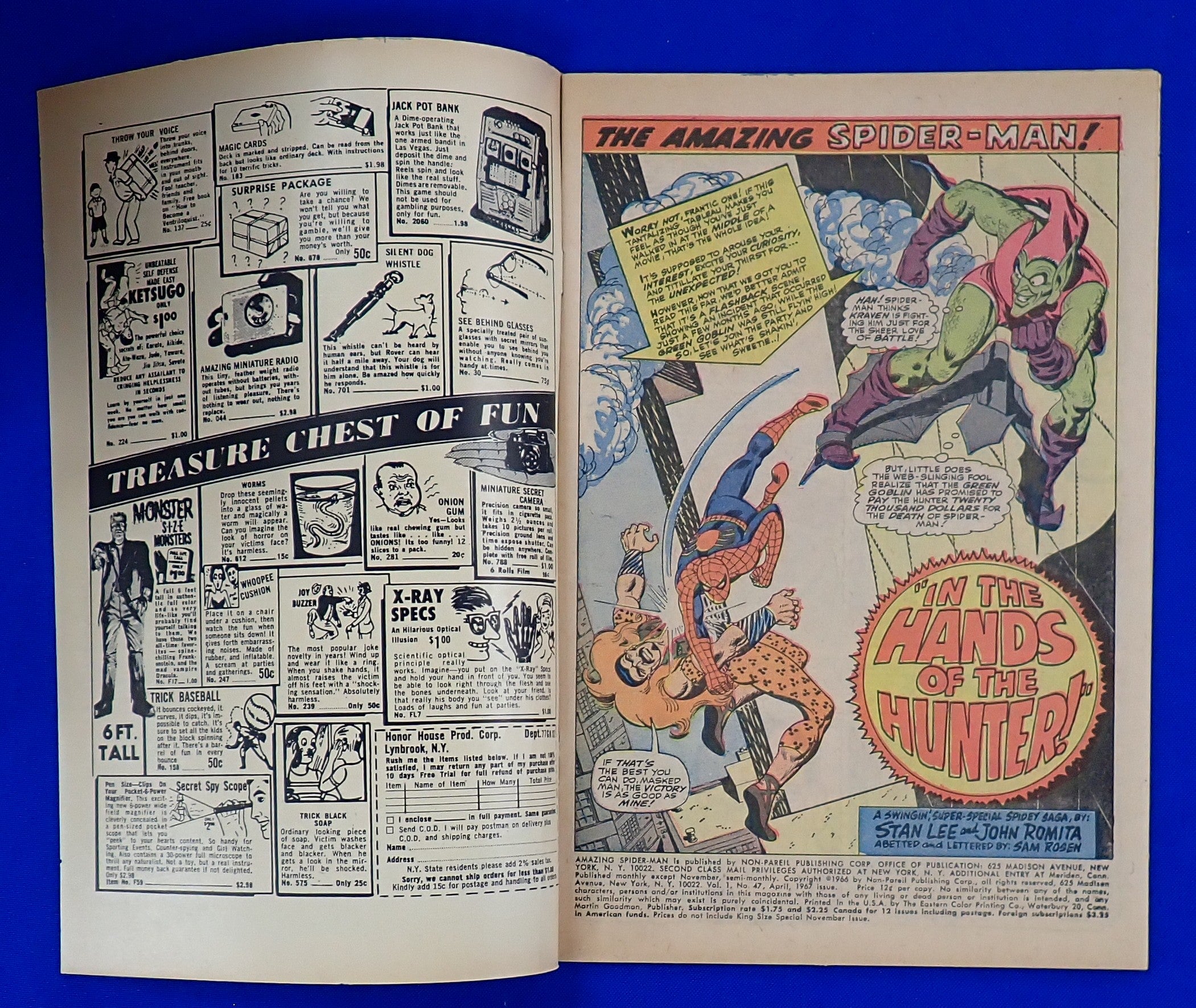 Amazing Spider-Man #47 (1967) - FN (6.0) - Iconic John Romita Sr. Cover
