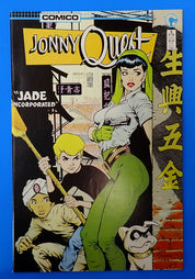 Jonny Quest #5 (1986) - NM- (9.2) - Cover art by Dave Stevens featuring Jezebel Jade