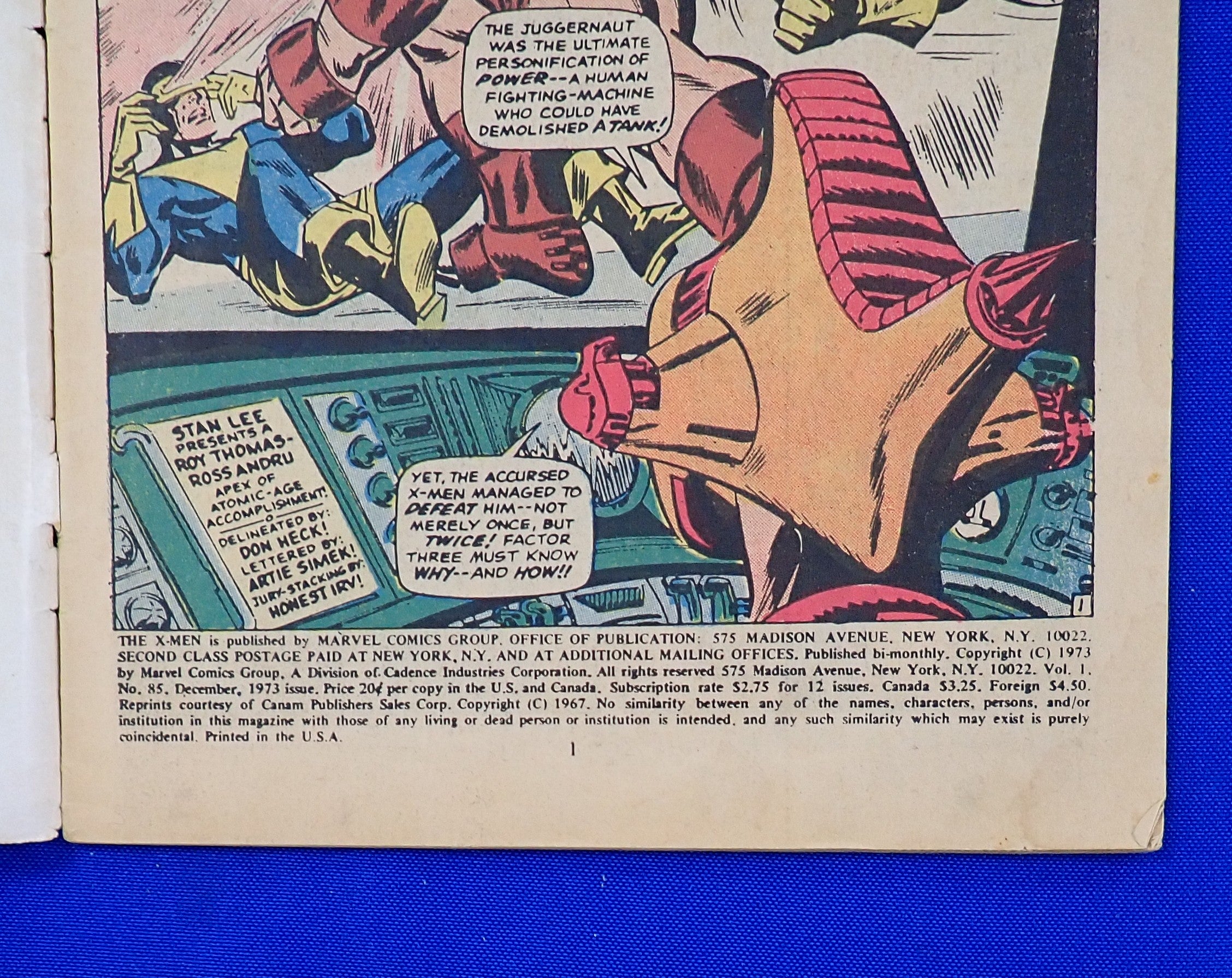 X-Men #85 (1973) - FR/GD (1.5) - Bronze Age Issue
