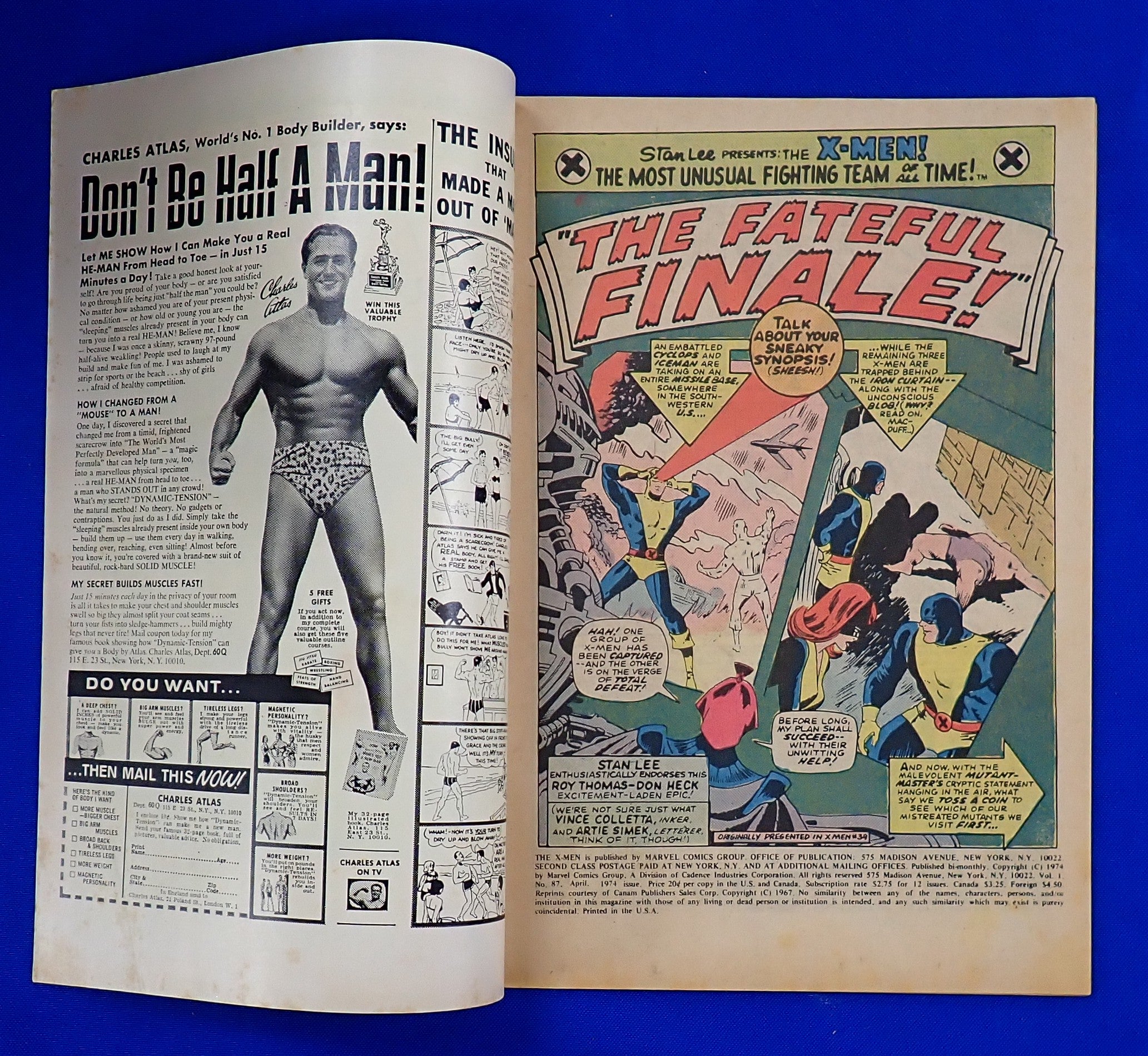 X-Men #87 (1974) - VG/VG+ (4.0-4.5) - Bronze Age Issue